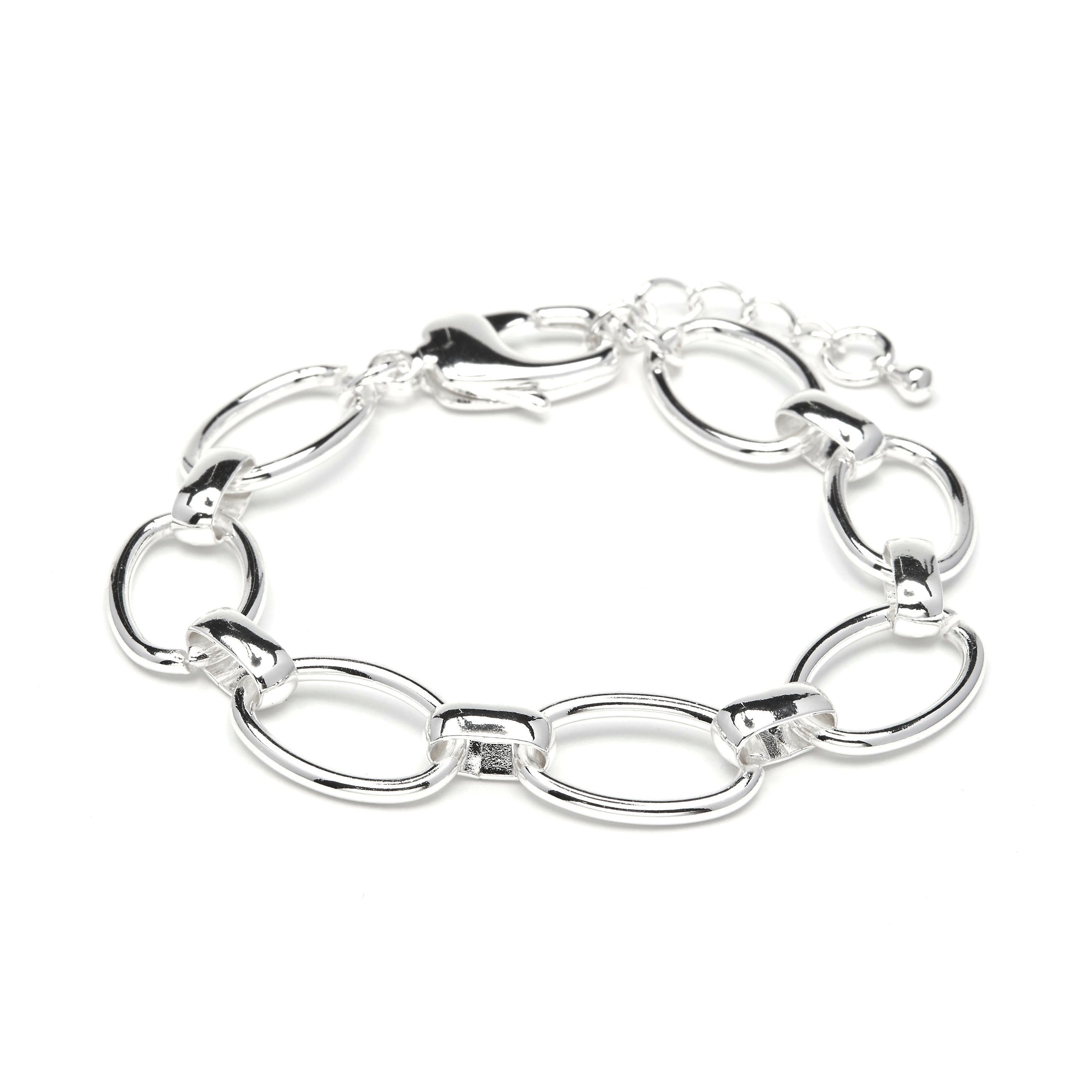 Rhodium-plated bracelet - Ciati