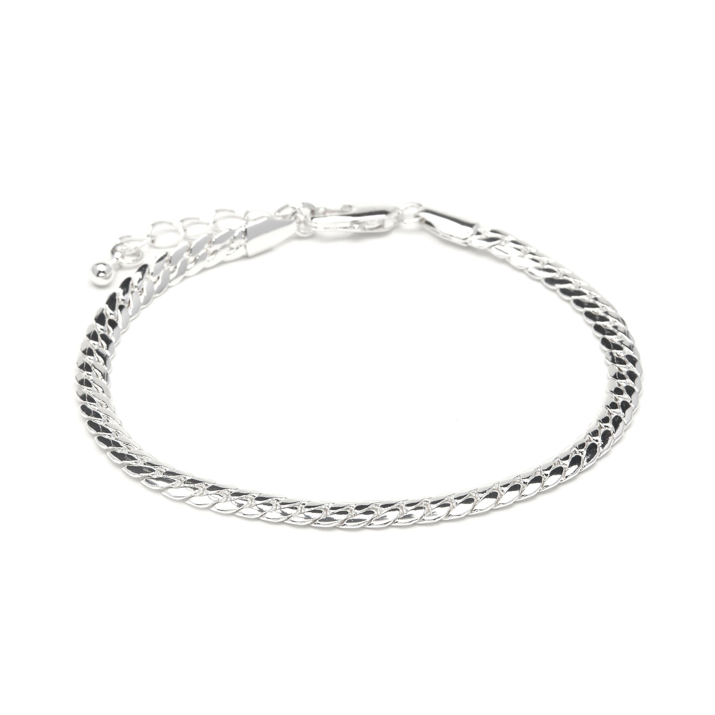Rhodium-plated bracelet - Nanja