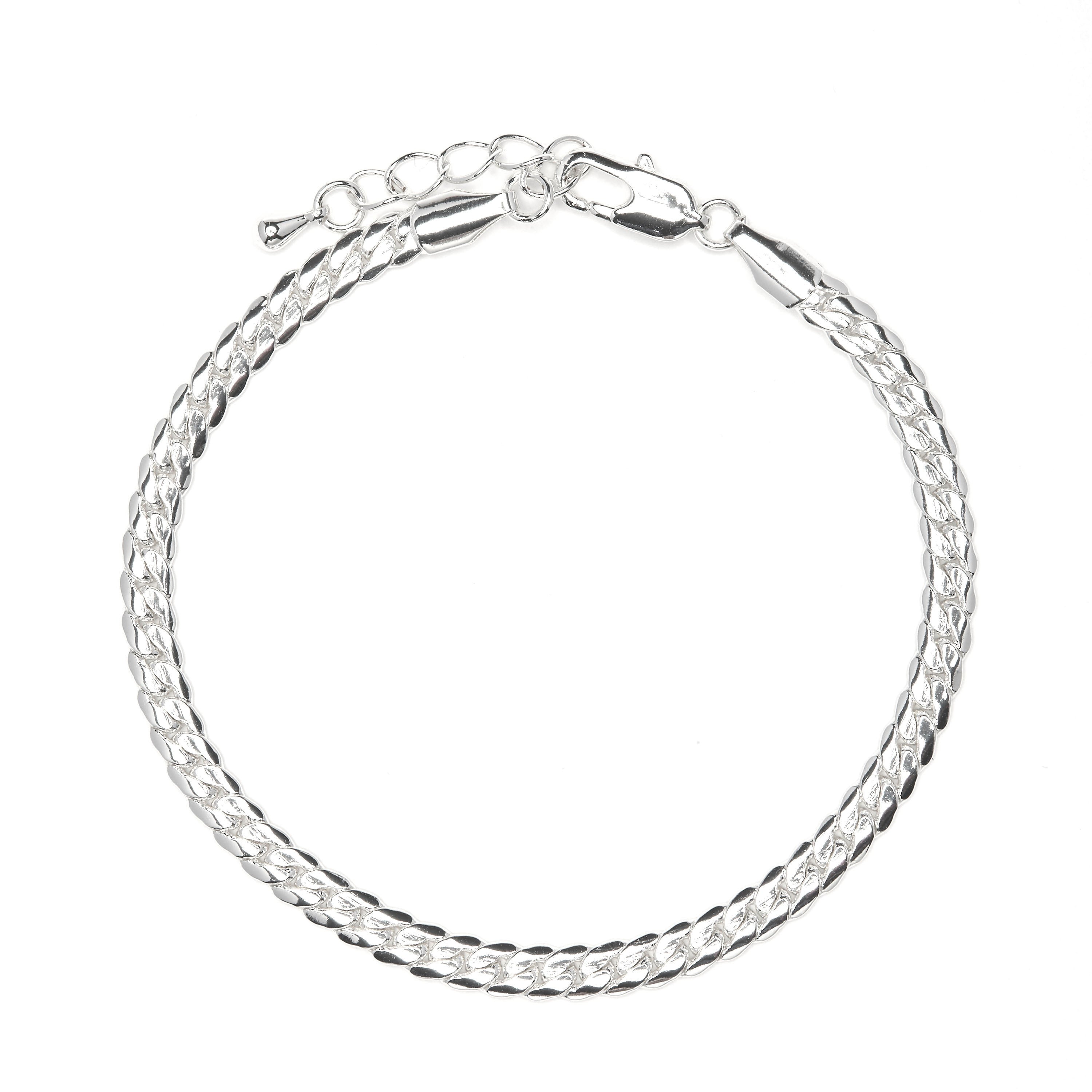 Rhodium-plated bracelet - Nanja