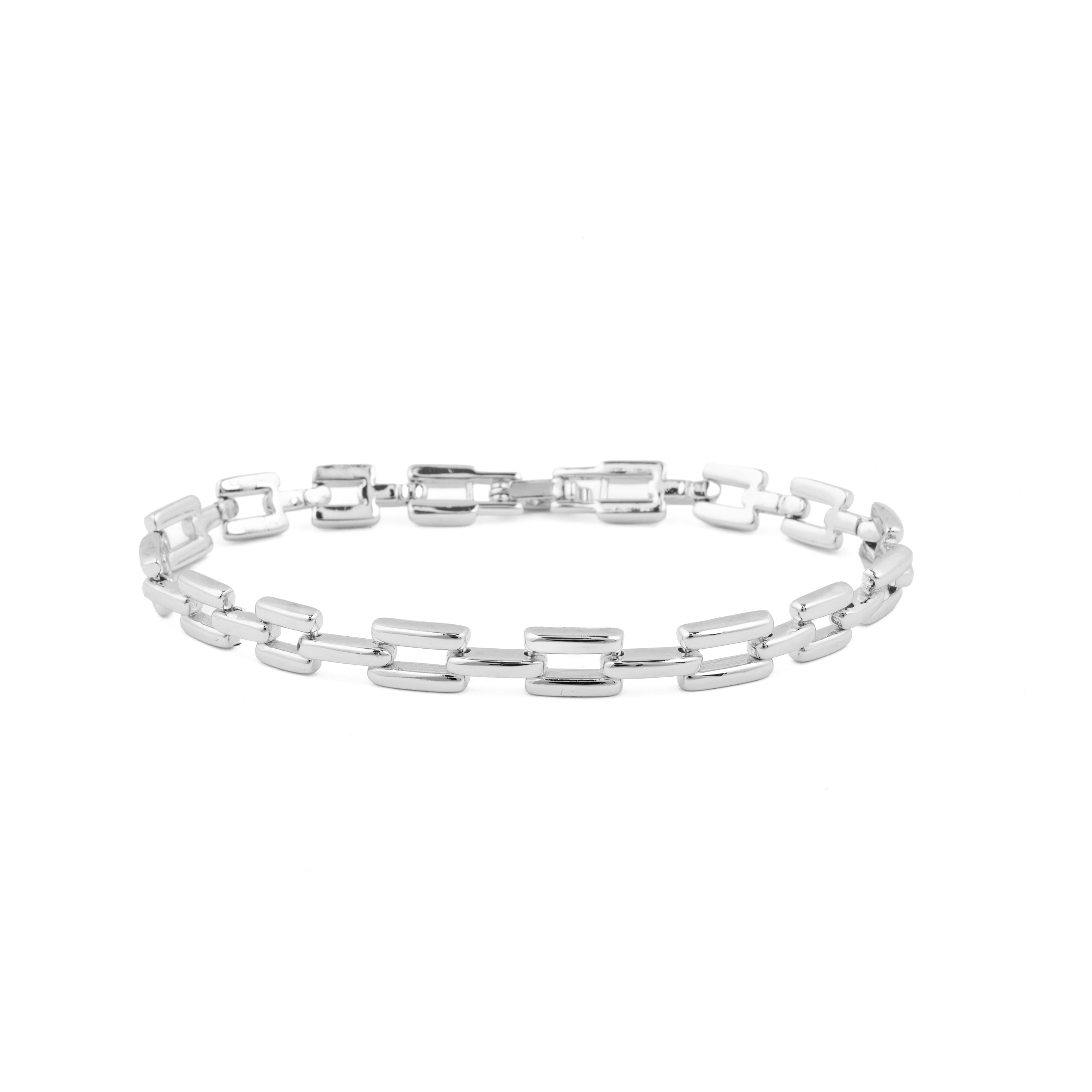 Rhodium-plated bracelet - Figor