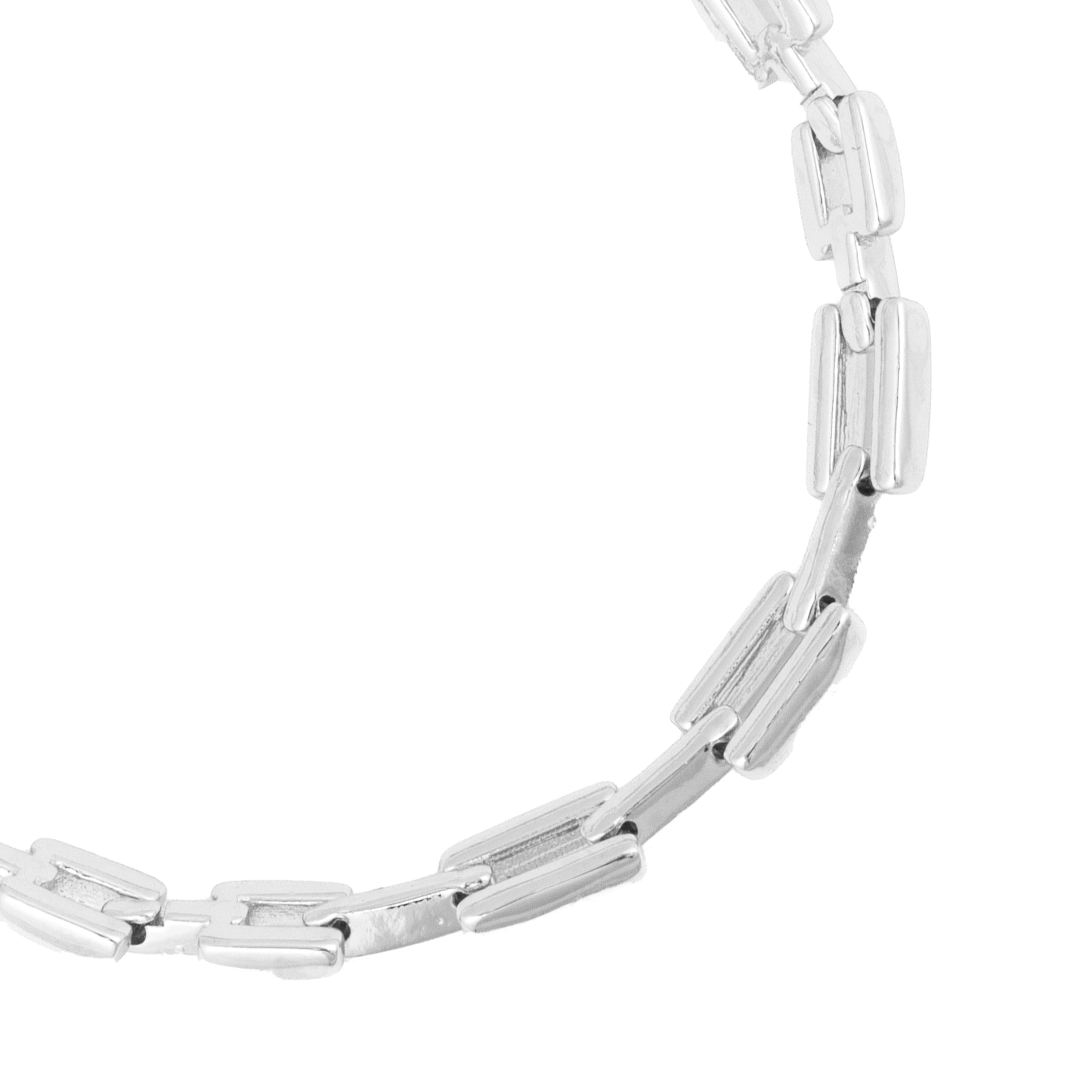 Rhodium-plated bracelet - Figor