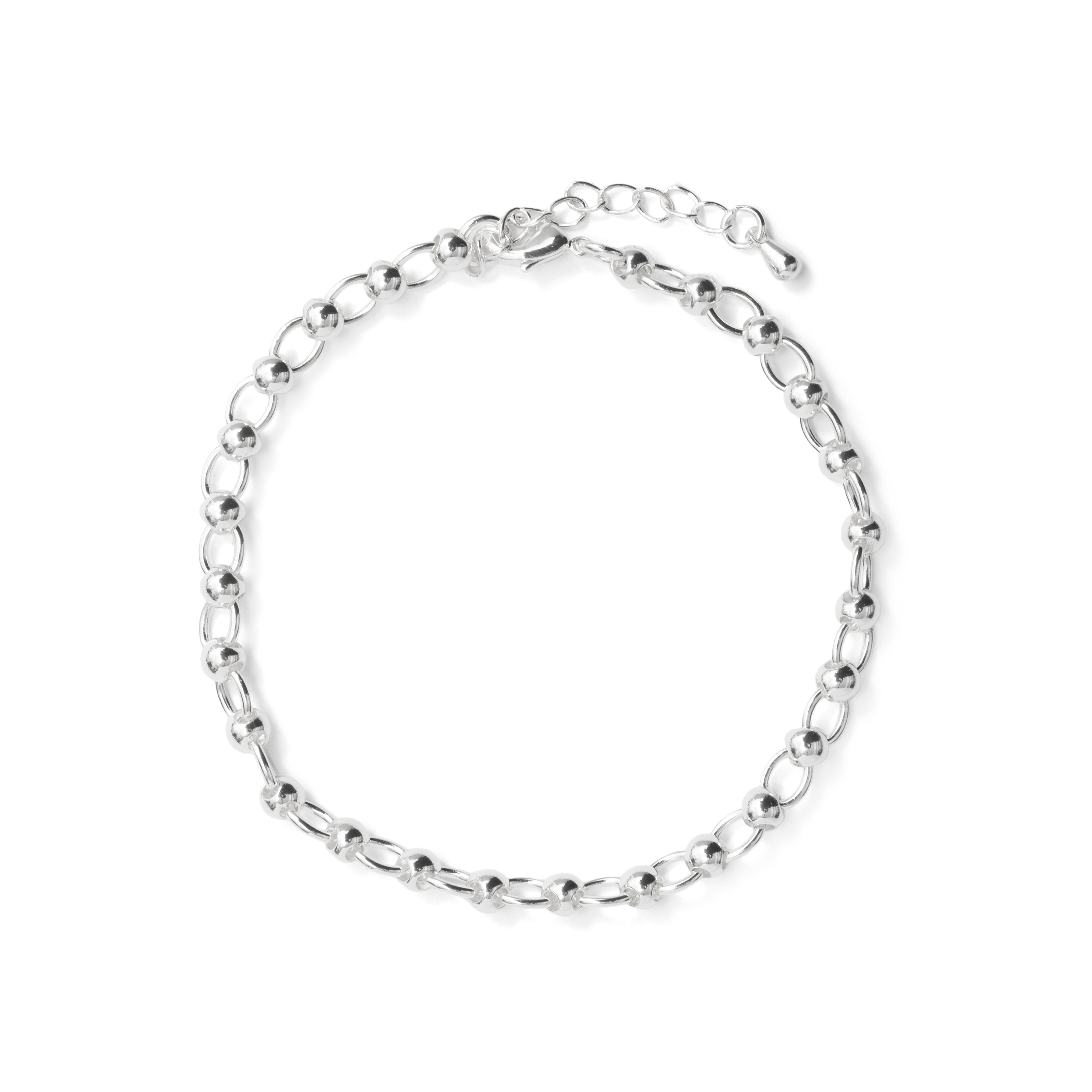 Rhodium-plated bracelet - Adthi