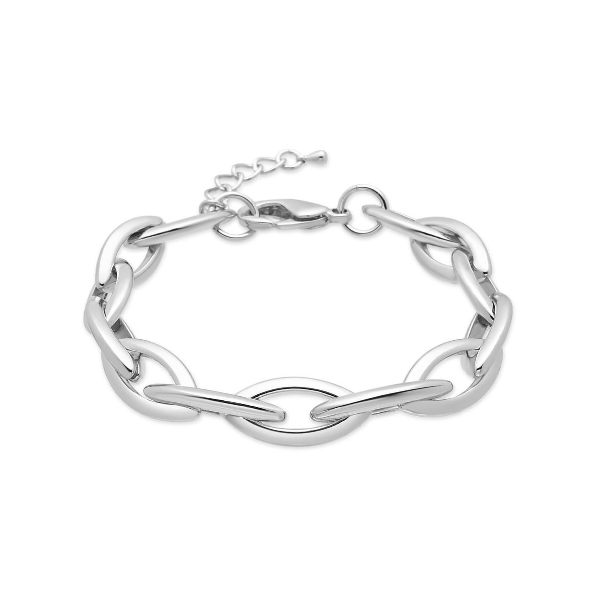 Rhodium-plated bracelet - Rasai