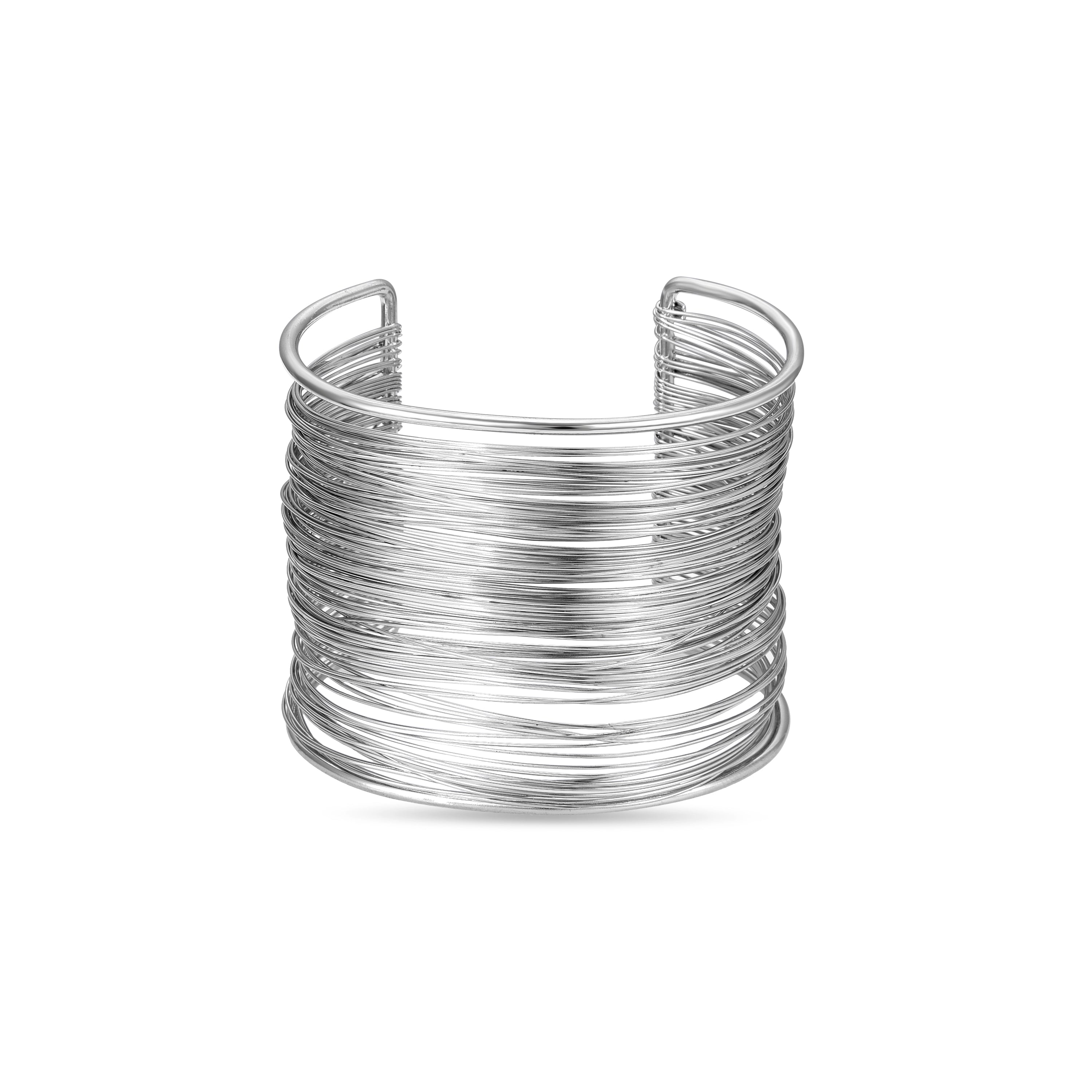 Rhodium-plated bracelet - Thywa