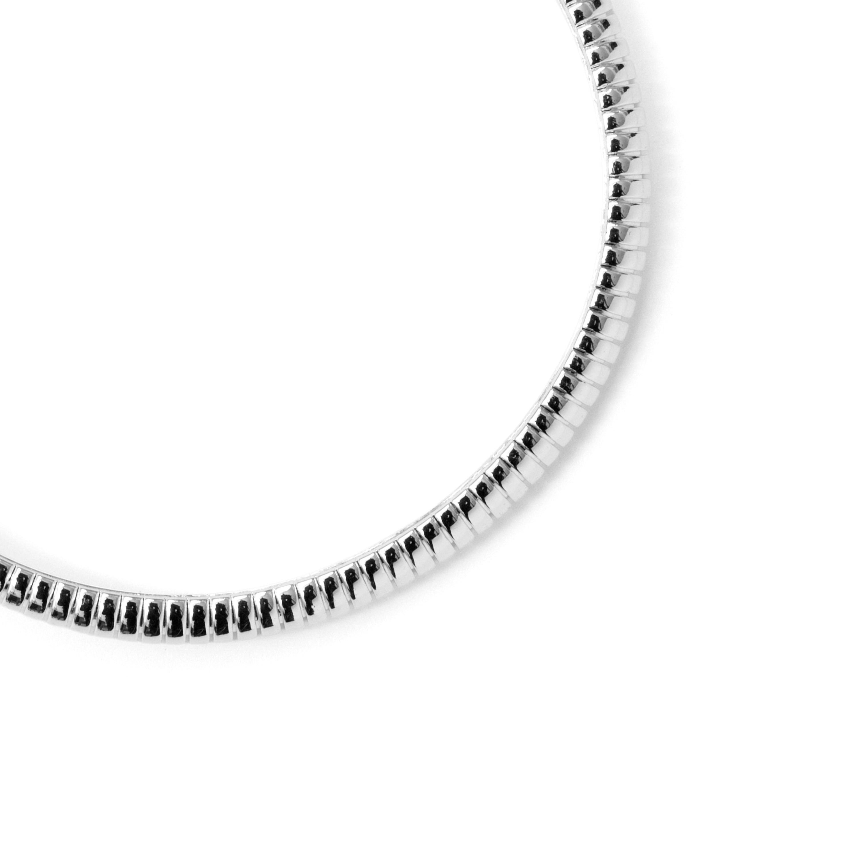Pulsera de Circonita Brillante acabado en rodio - Aih