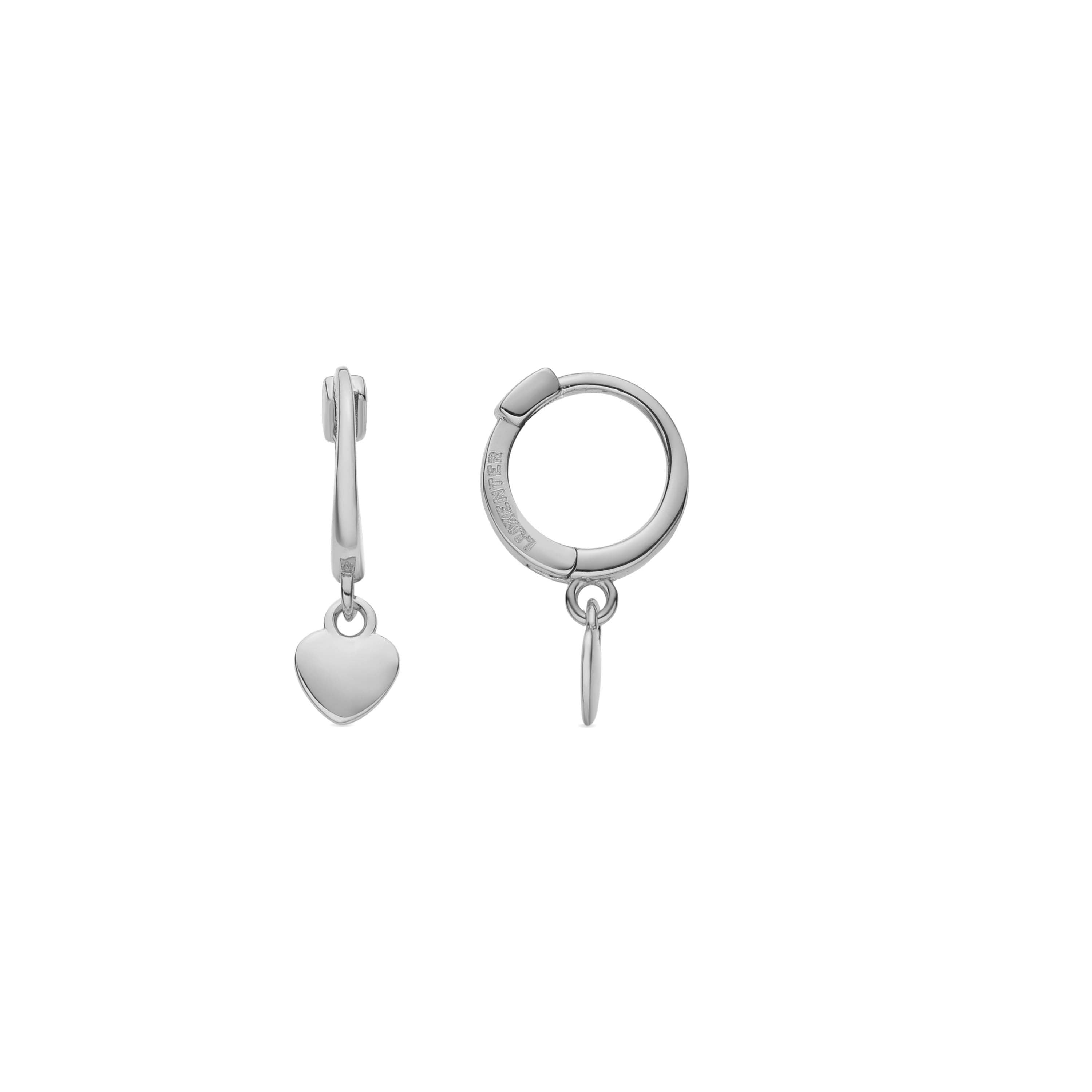 Pendientes de Circonita Brillante acabados en rodio - Lakor