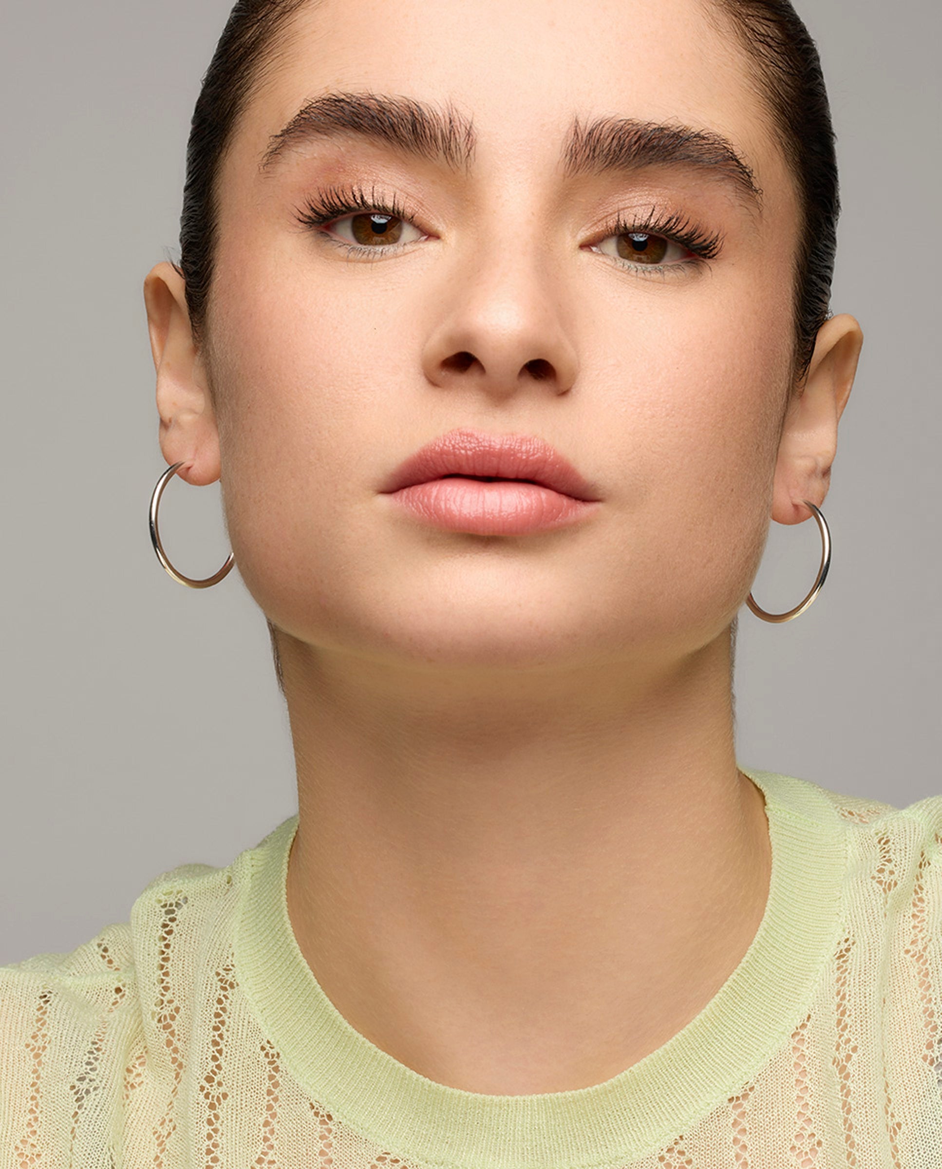 Earrings with - silver finish - Nianres