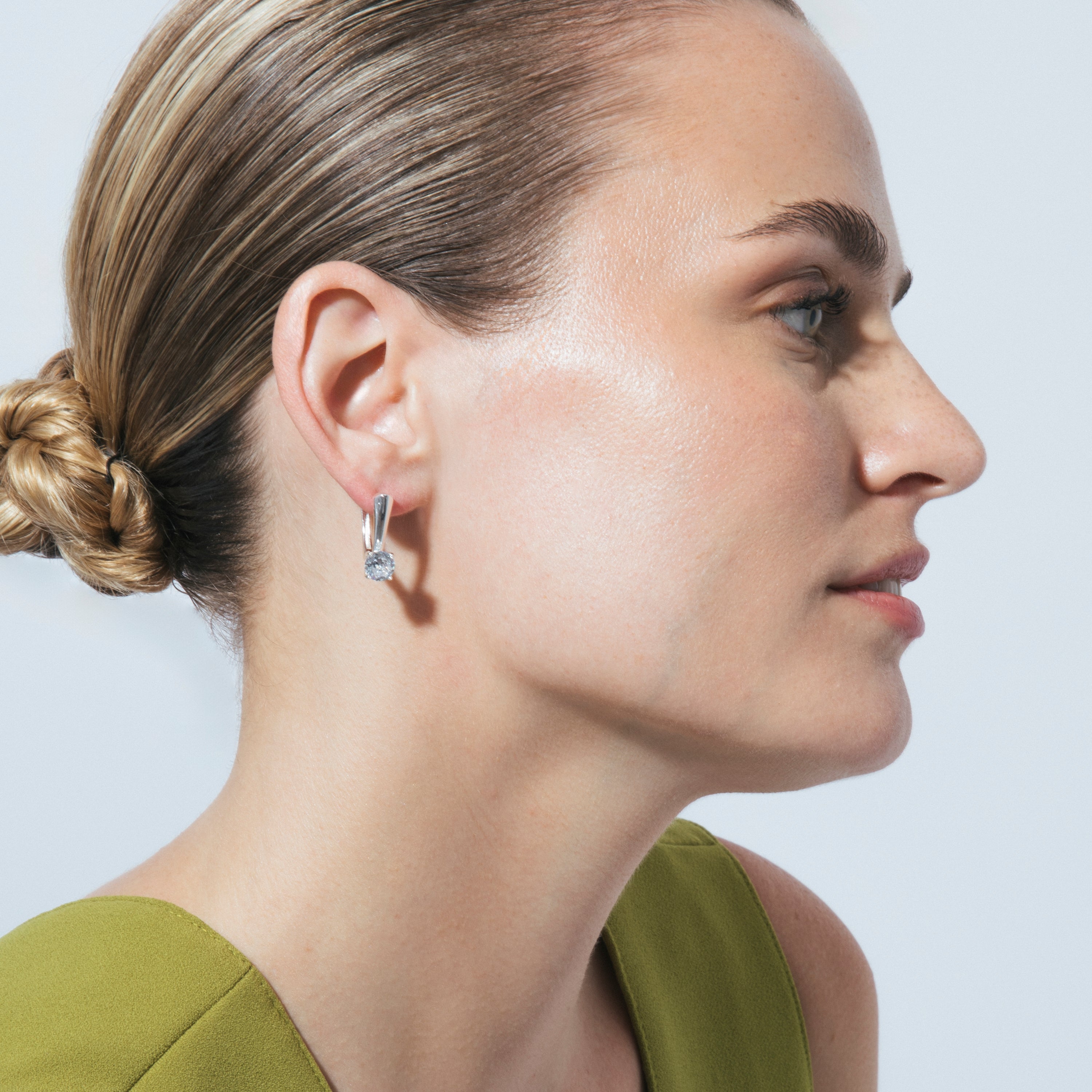 Sterling Silver 925 Plated Earrings - Lason