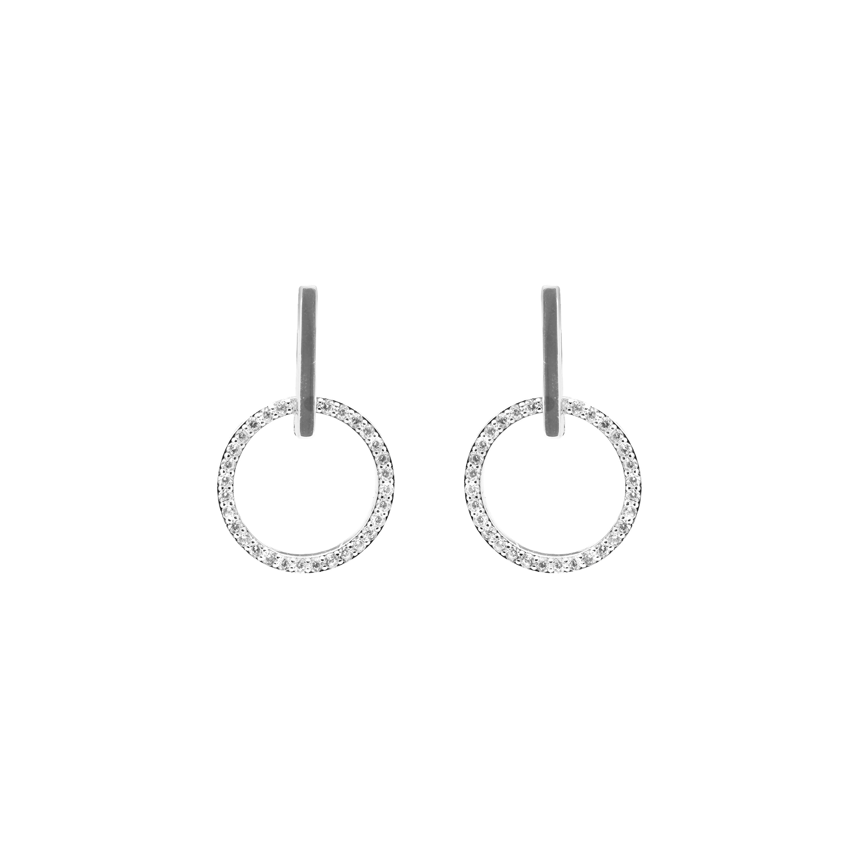 Sterling Silver 925 Plated Earrings - Lally
