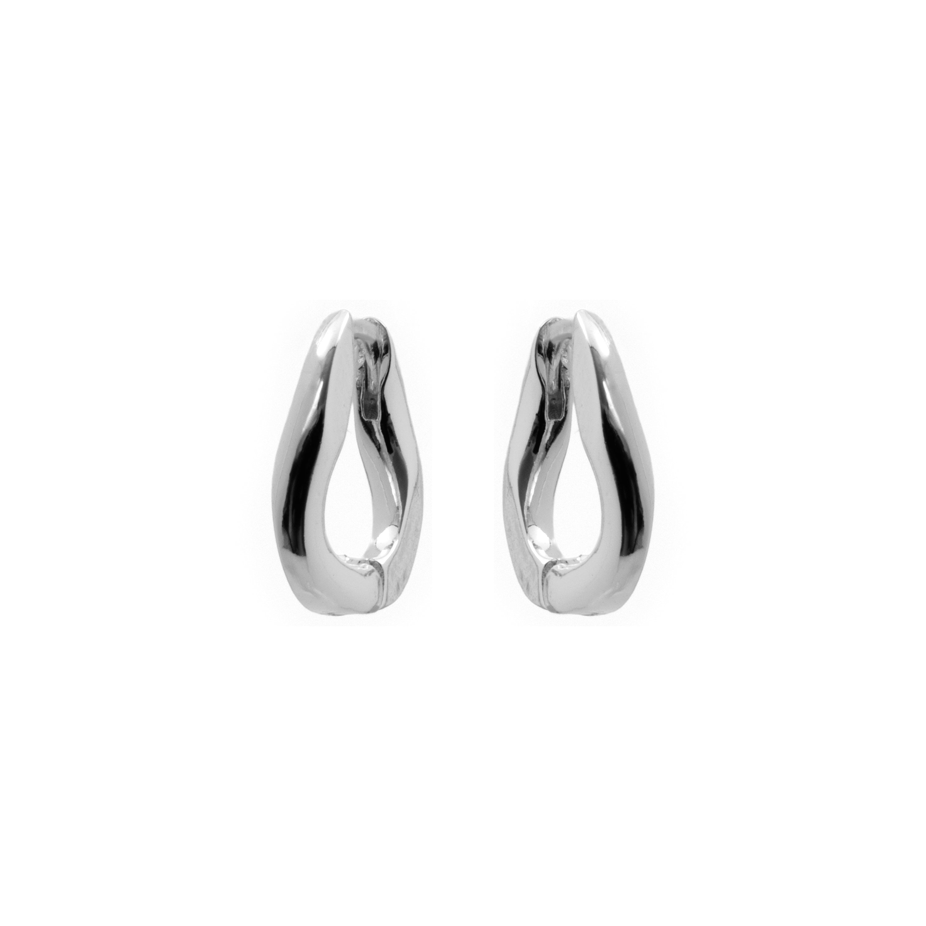 Silver-Finished Earrings - Aelen