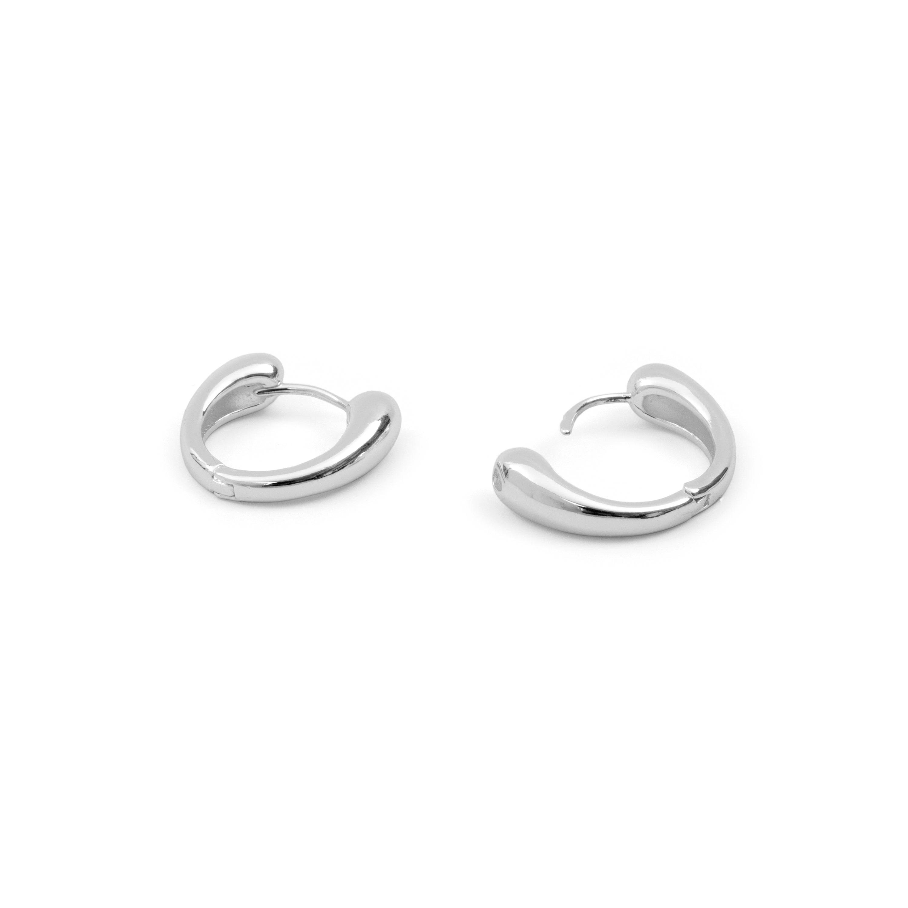 Pendientes Acabado En Plata - Wisebe