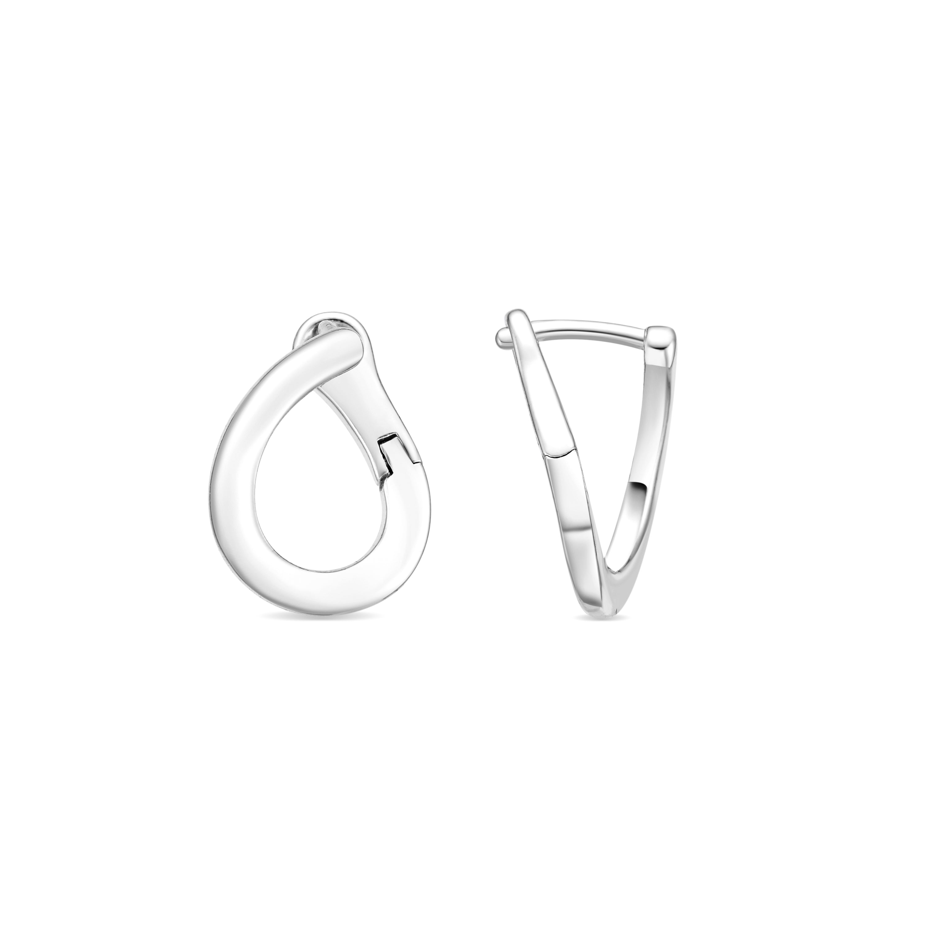 Silver-Finish Earrings - Krith