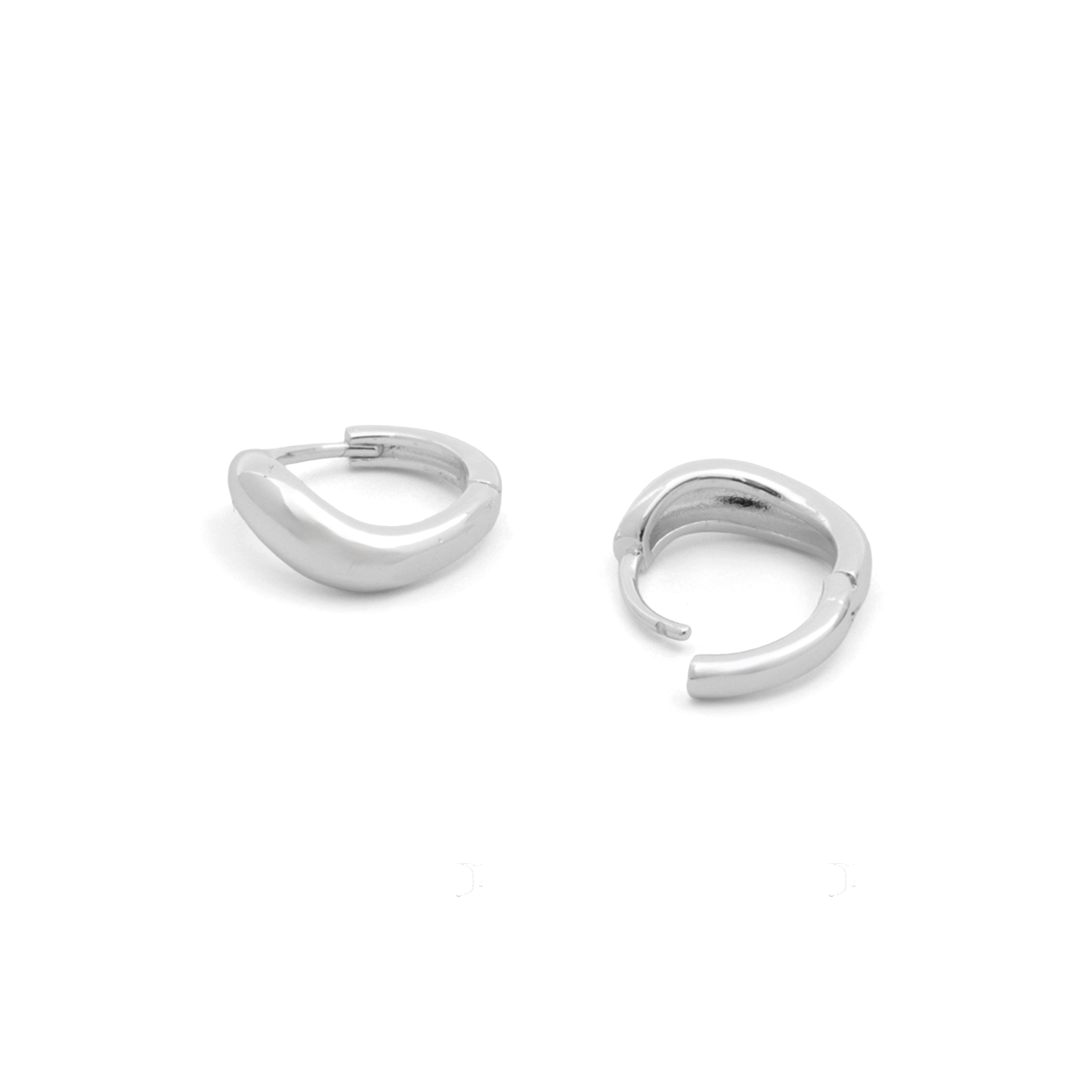 Silver-Finish Earrings - Krith