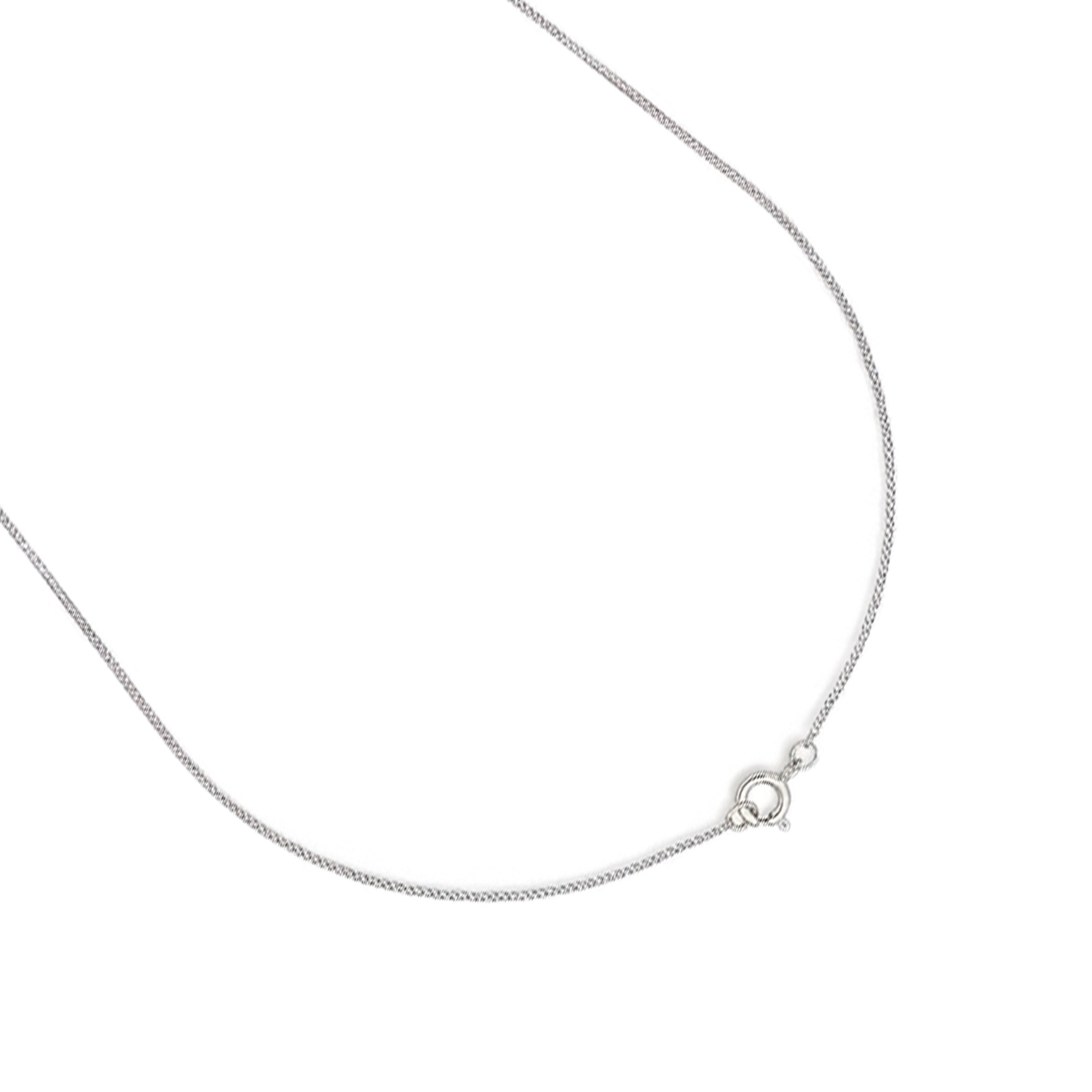 Rhodium-plated Multicolor Zircon Necklace - Nodiya
