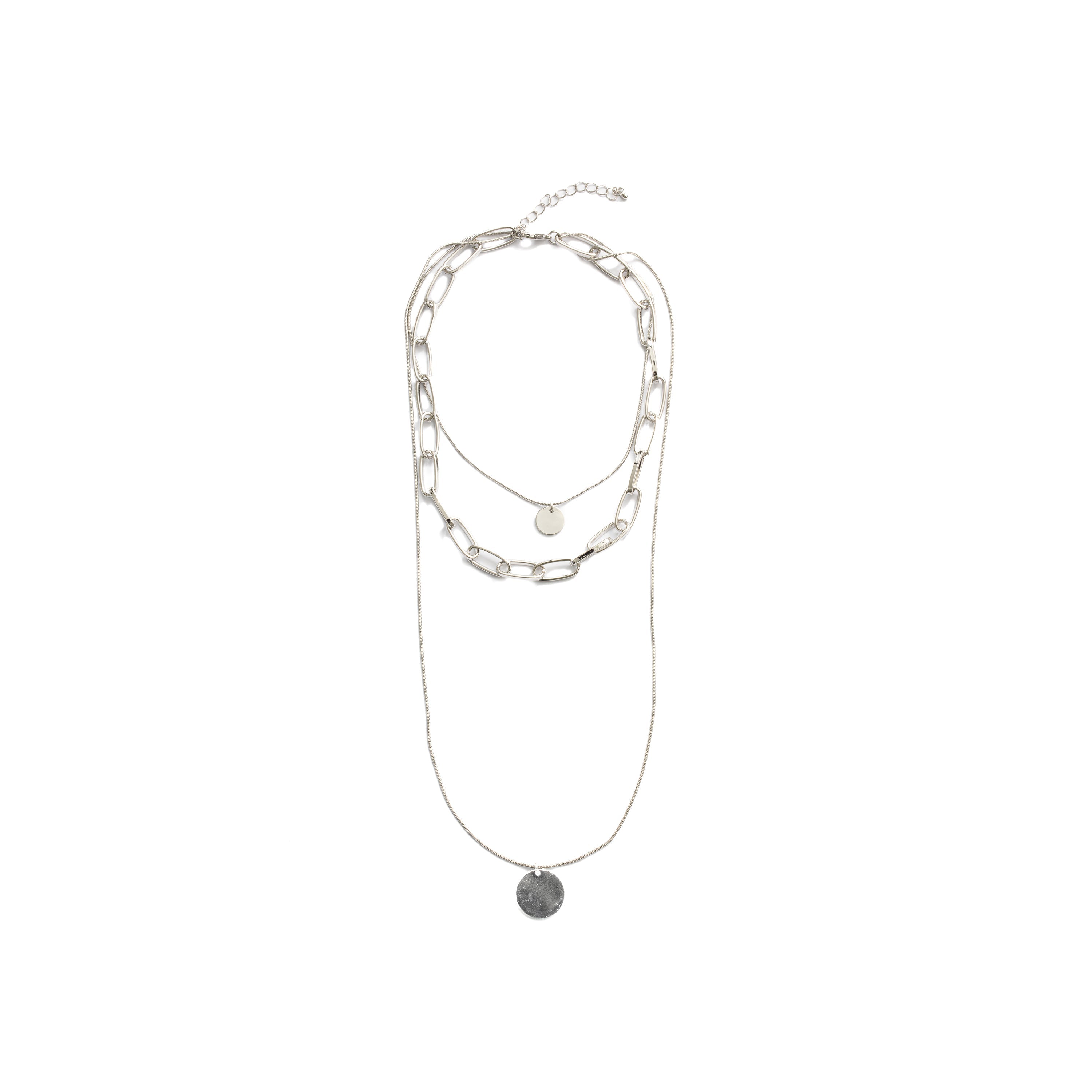 Rhodium-plated necklace - Hanoi