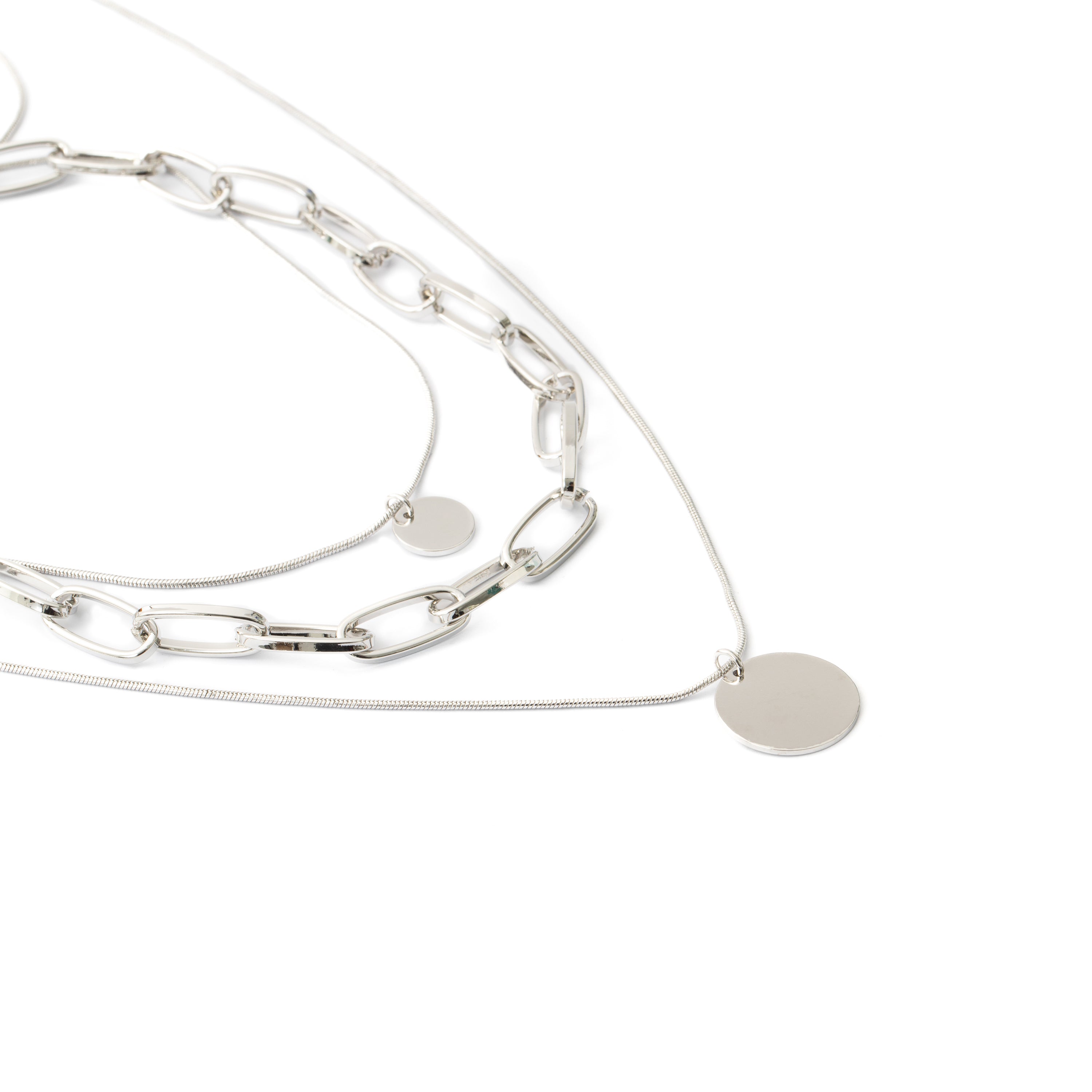 Rhodium-plated necklace - Hanoi