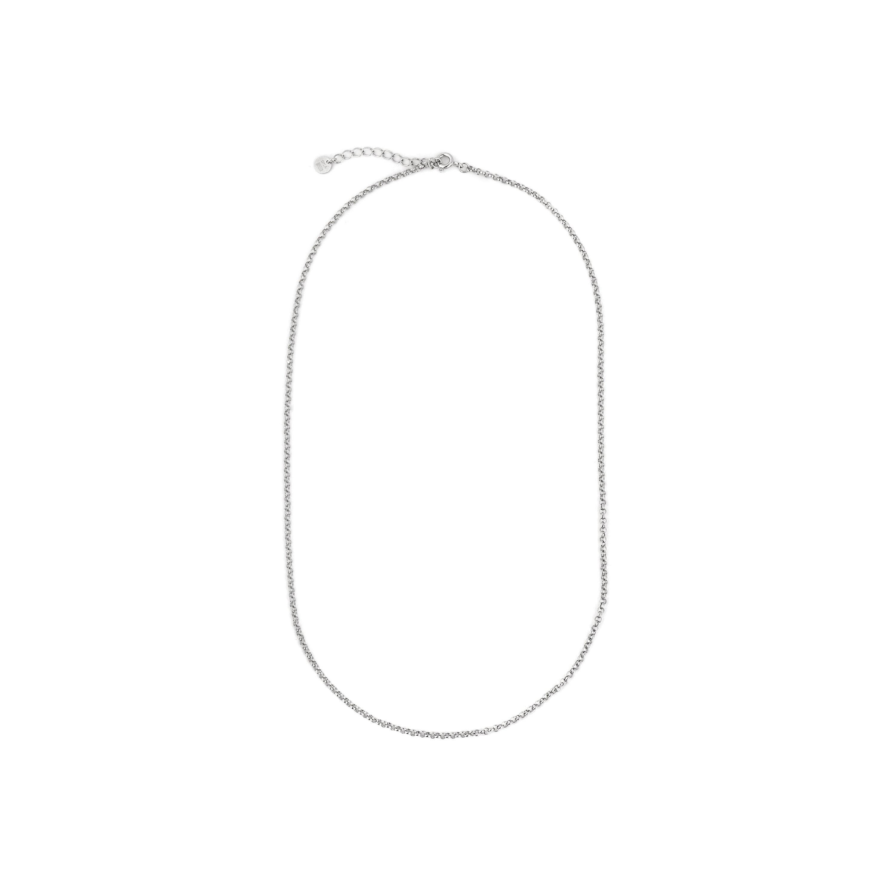 45cm rhodium-plated necklace - Thoth