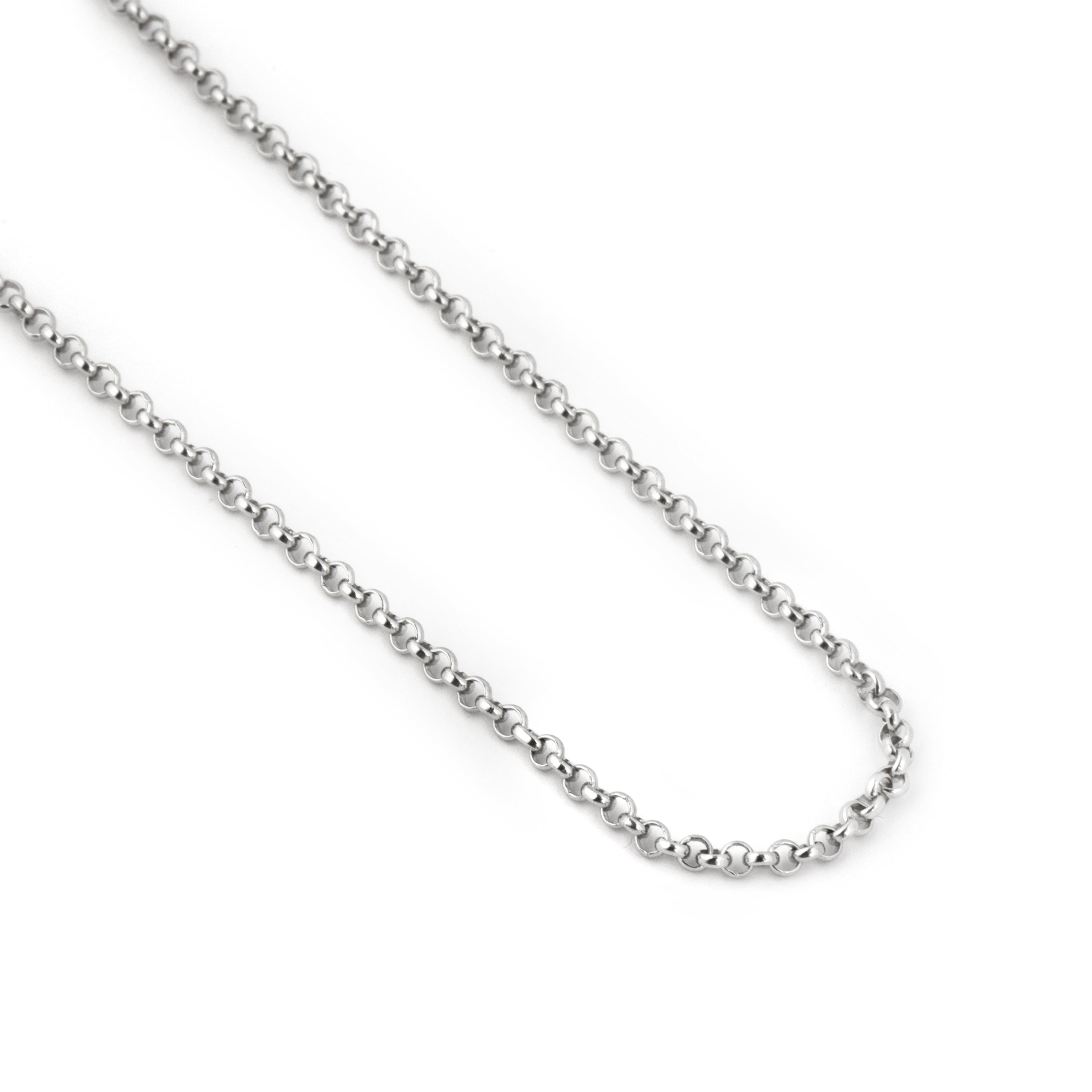 45cm rhodium-plated necklace - Thoth