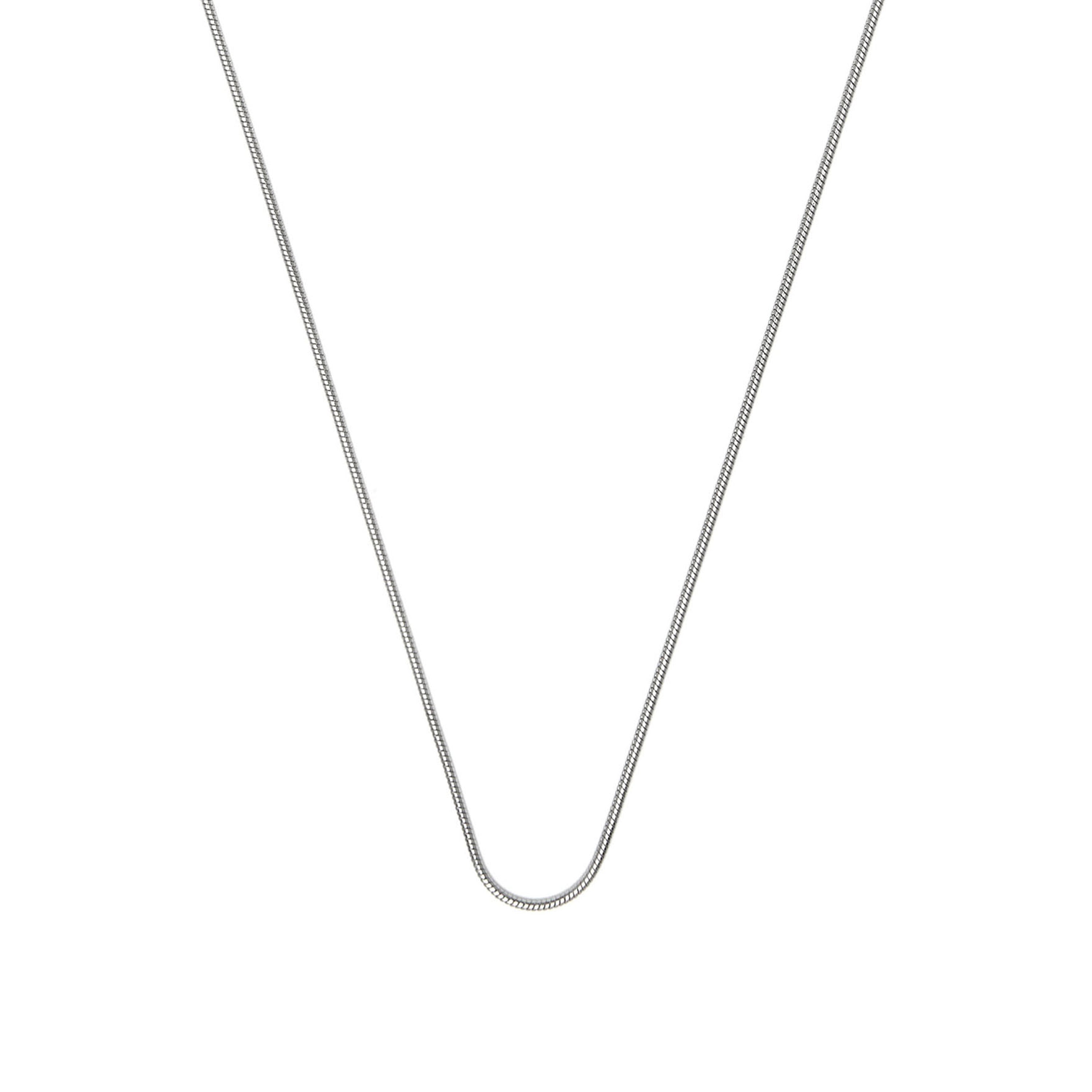45cm rhodium-plated necklace - Axio