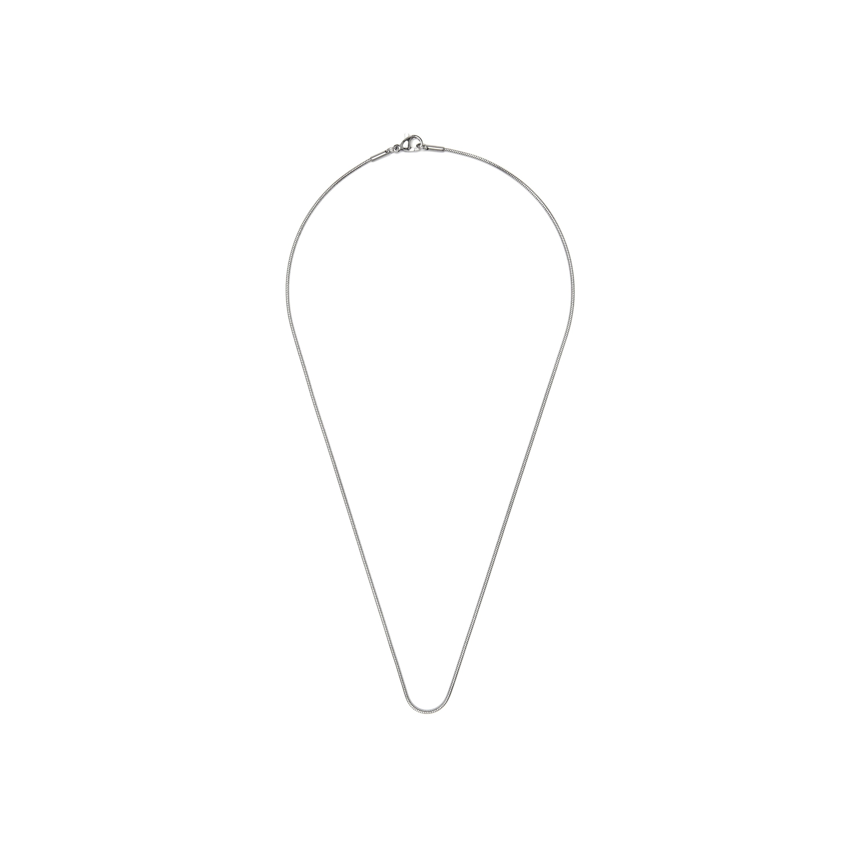 45cm rhodium-plated necklace - Axio