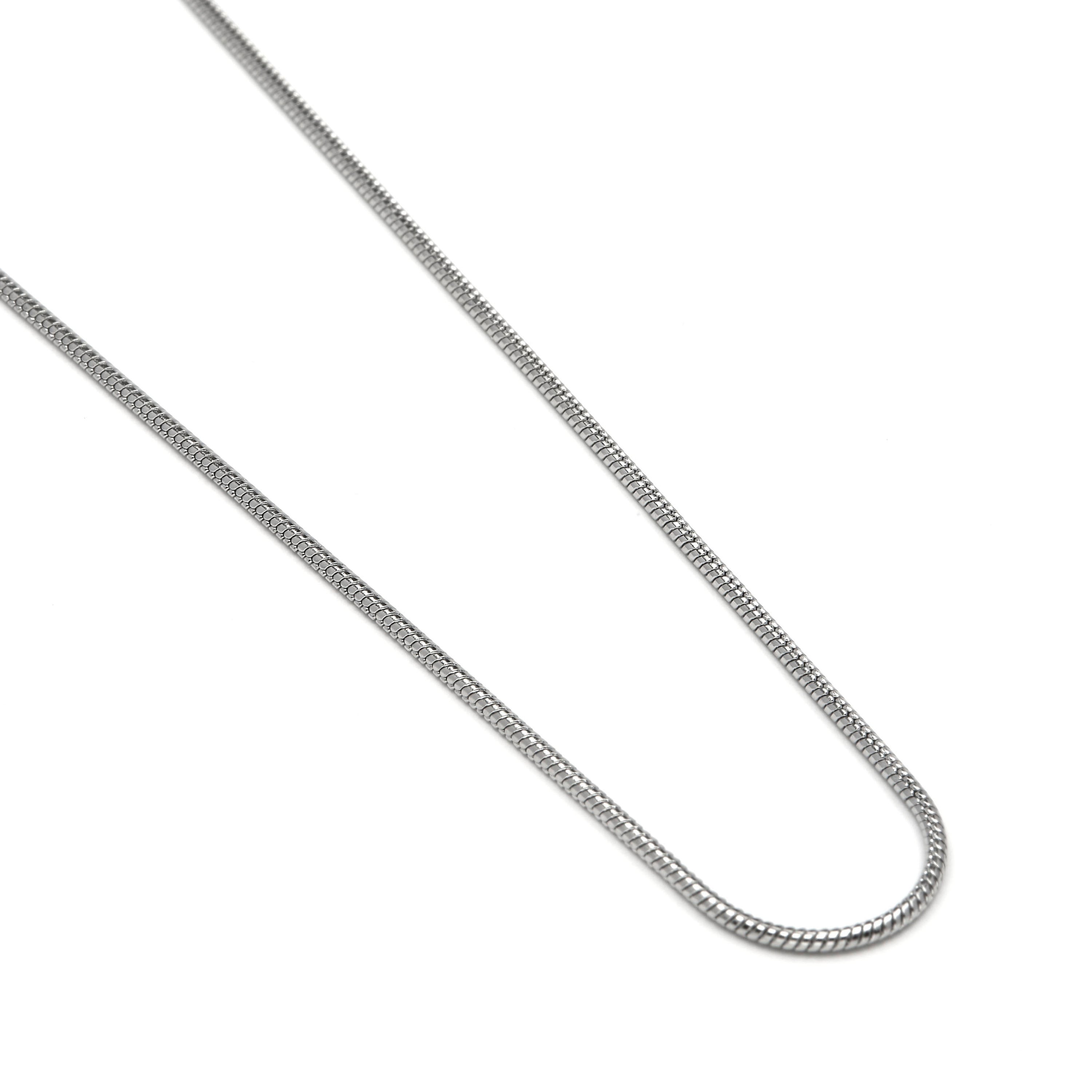 45cm rhodium-plated necklace - Axio