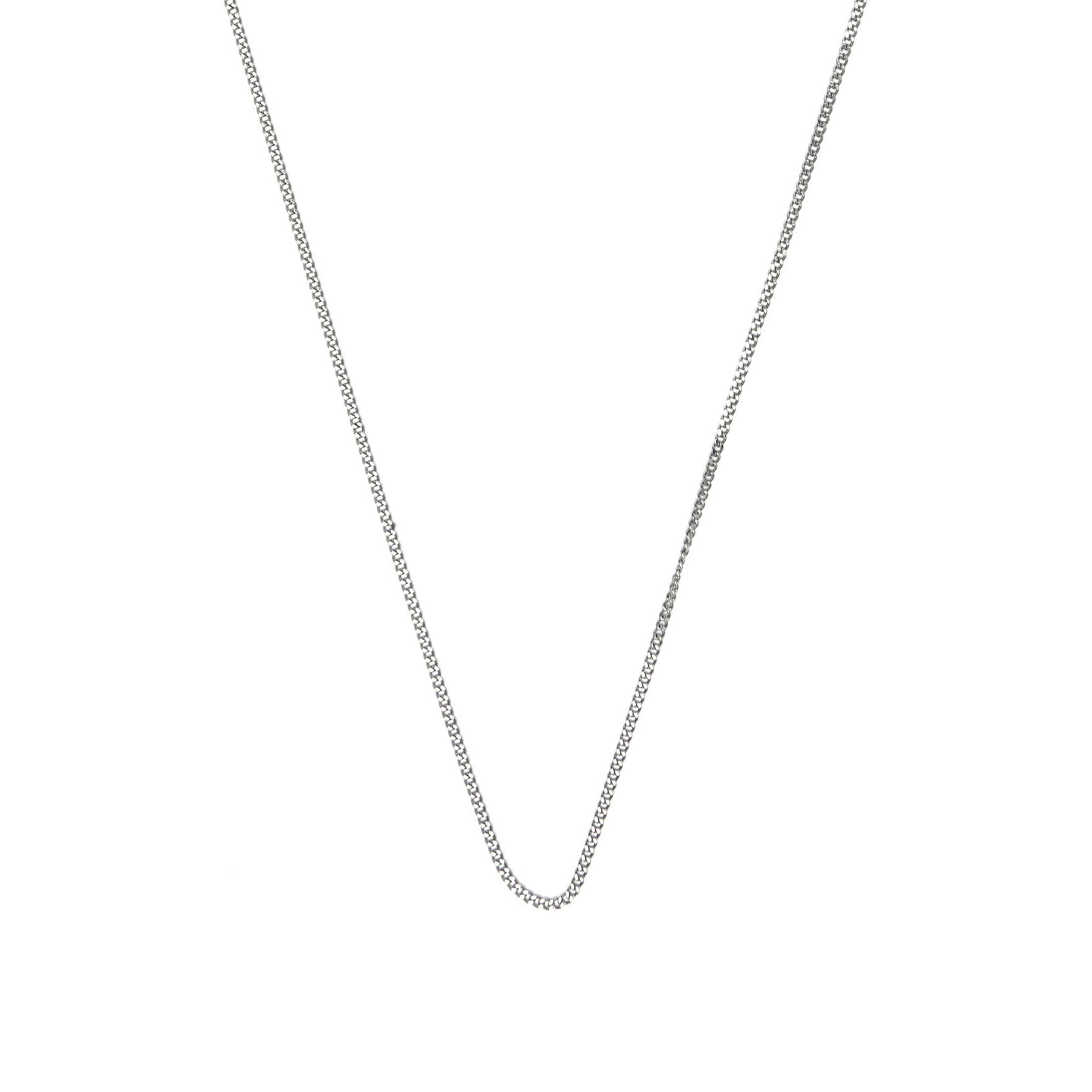 45cm rhodium-plated necklace - Sayas
