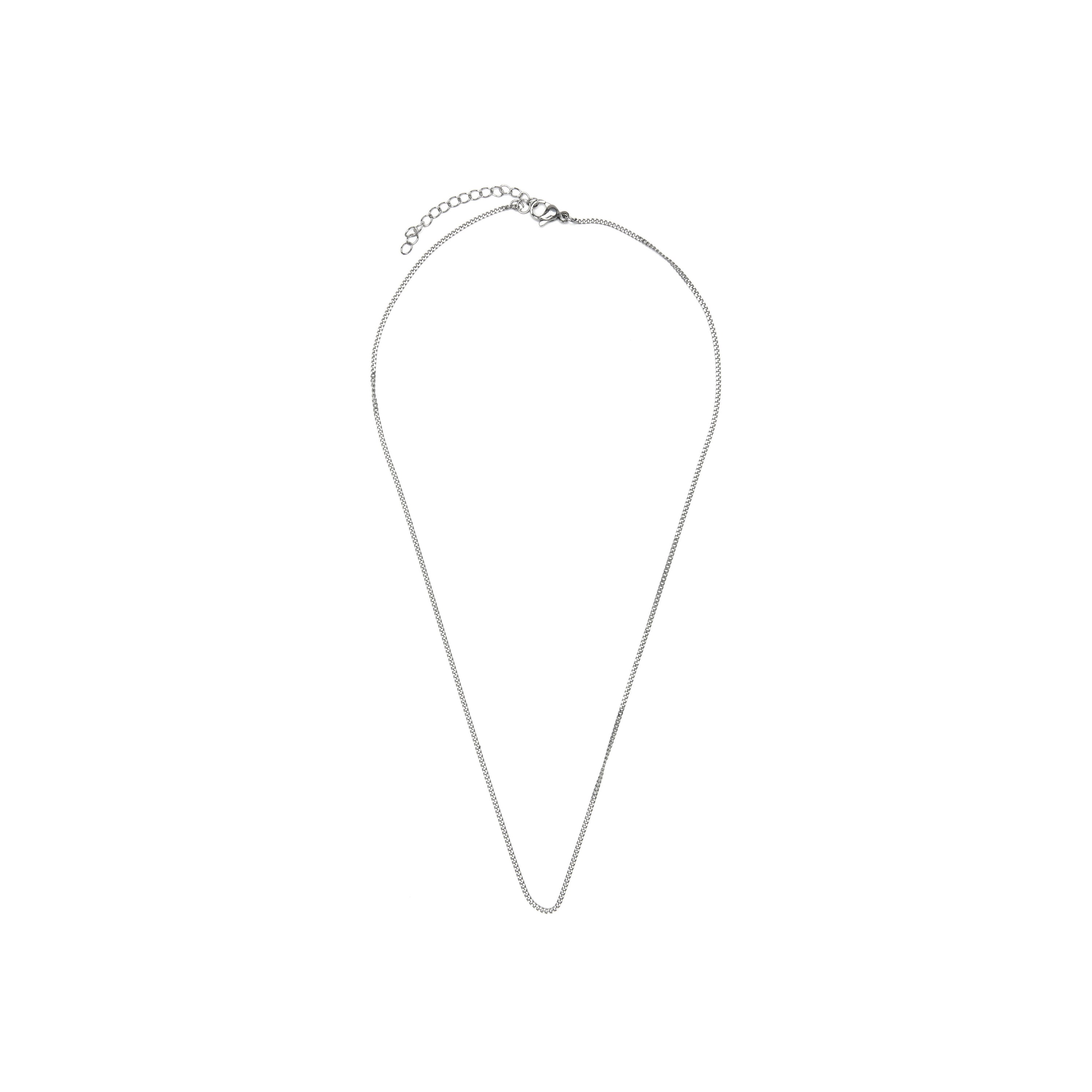 45cm rhodium-plated necklace - Sayas