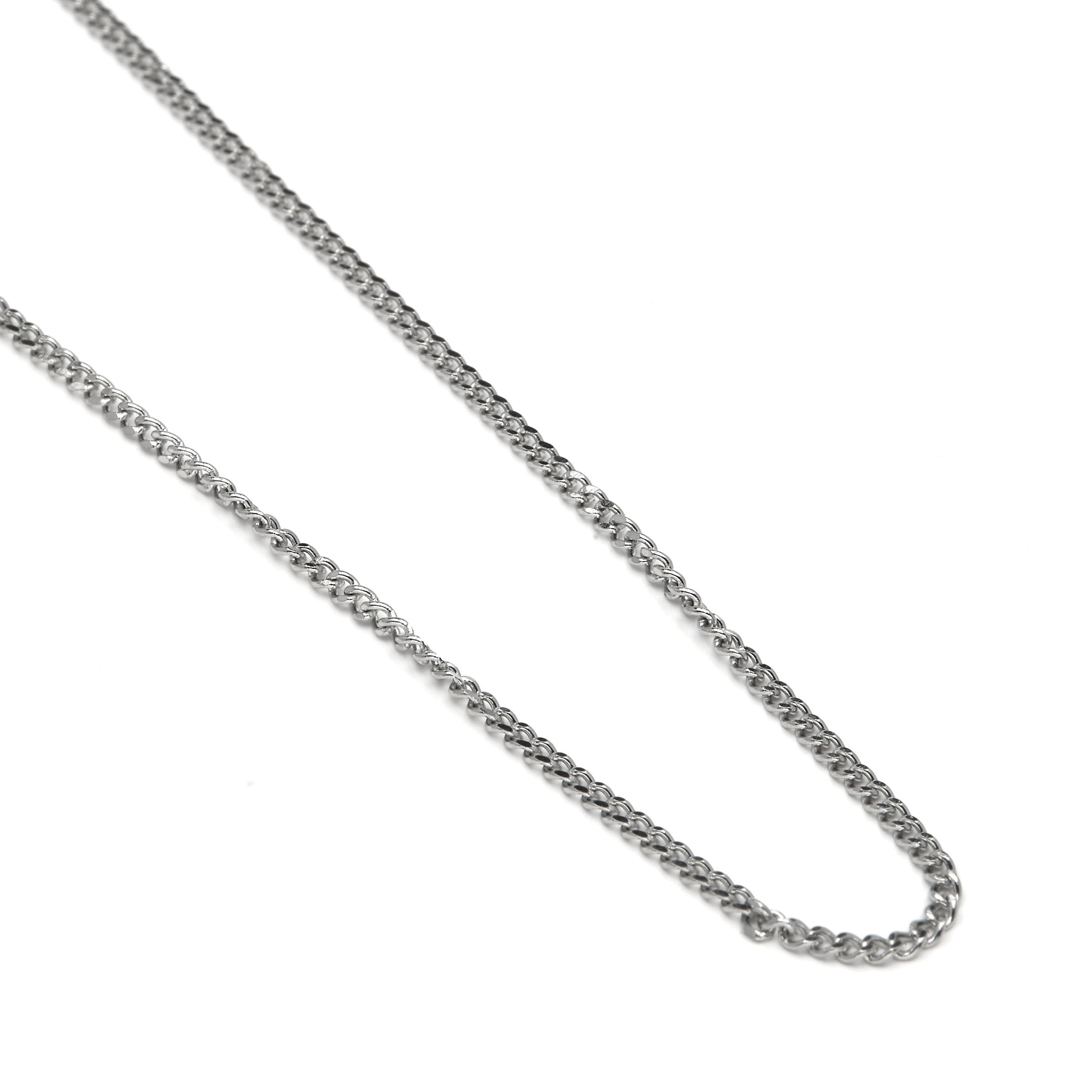 45cm rhodium-plated necklace - Sayas