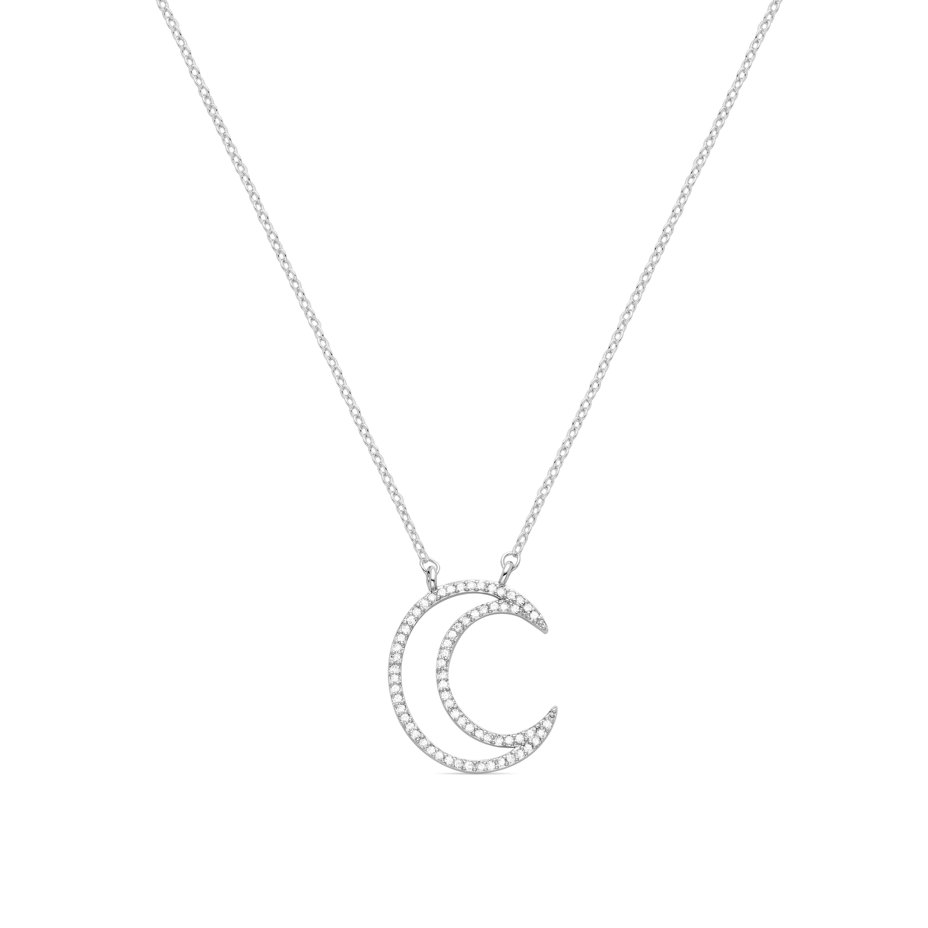 Collar de Circonita Brillante acabado en rodio - Molyes