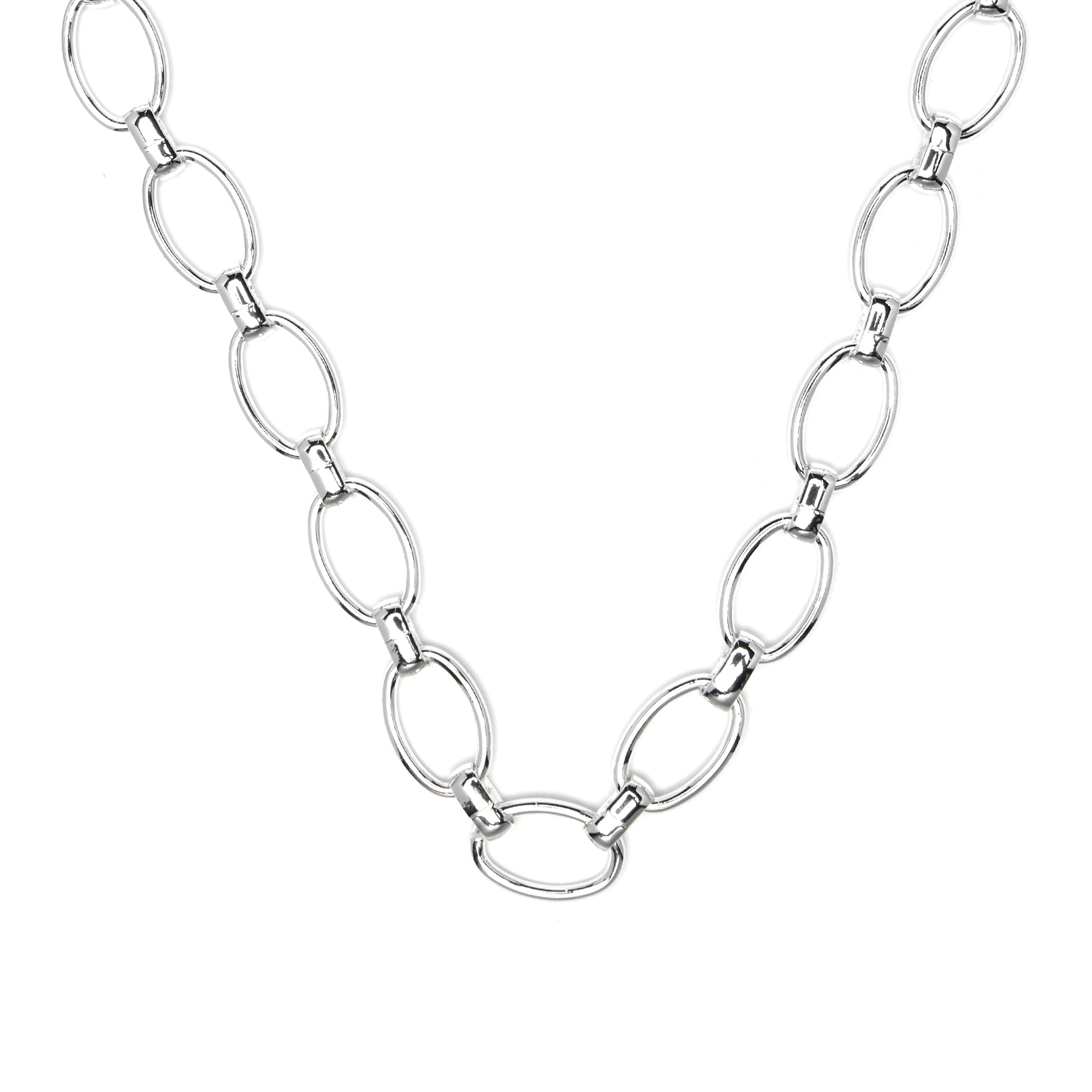 42cm Rhodium-plated necklace - Ciati