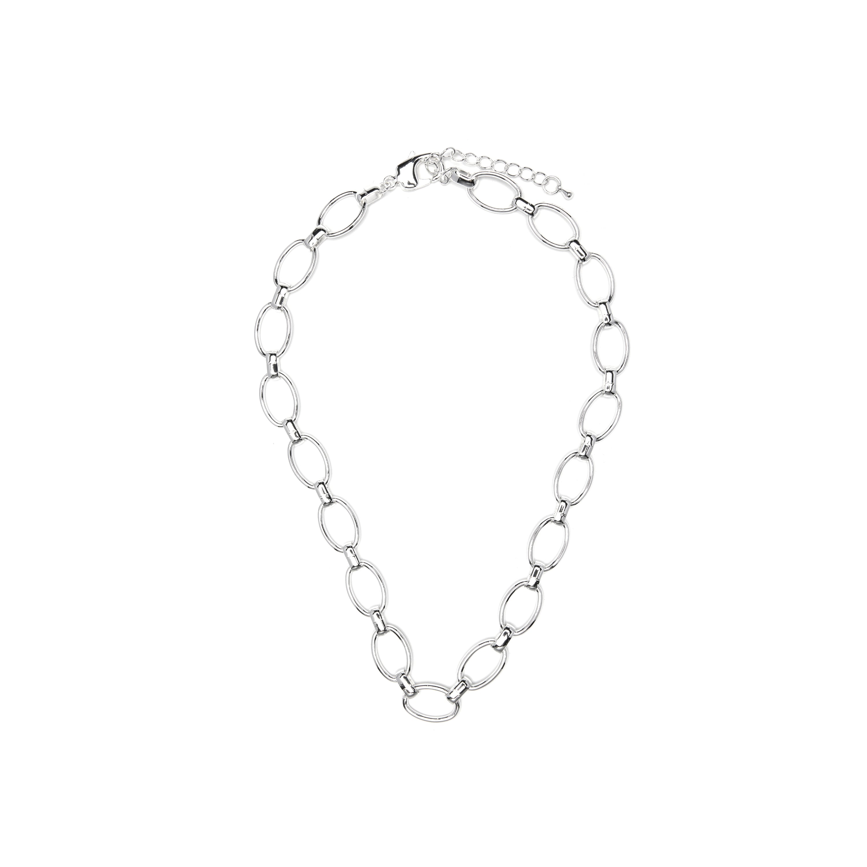 42cm Rhodium-plated necklace - Ciati