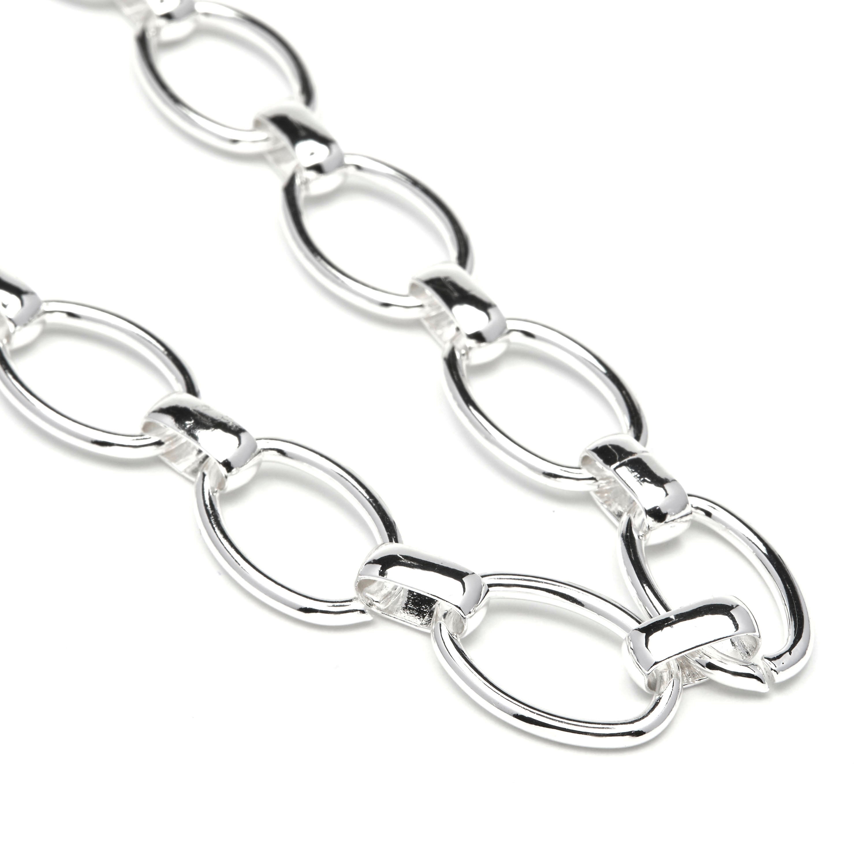 42cm Rhodium-plated necklace - Ciati