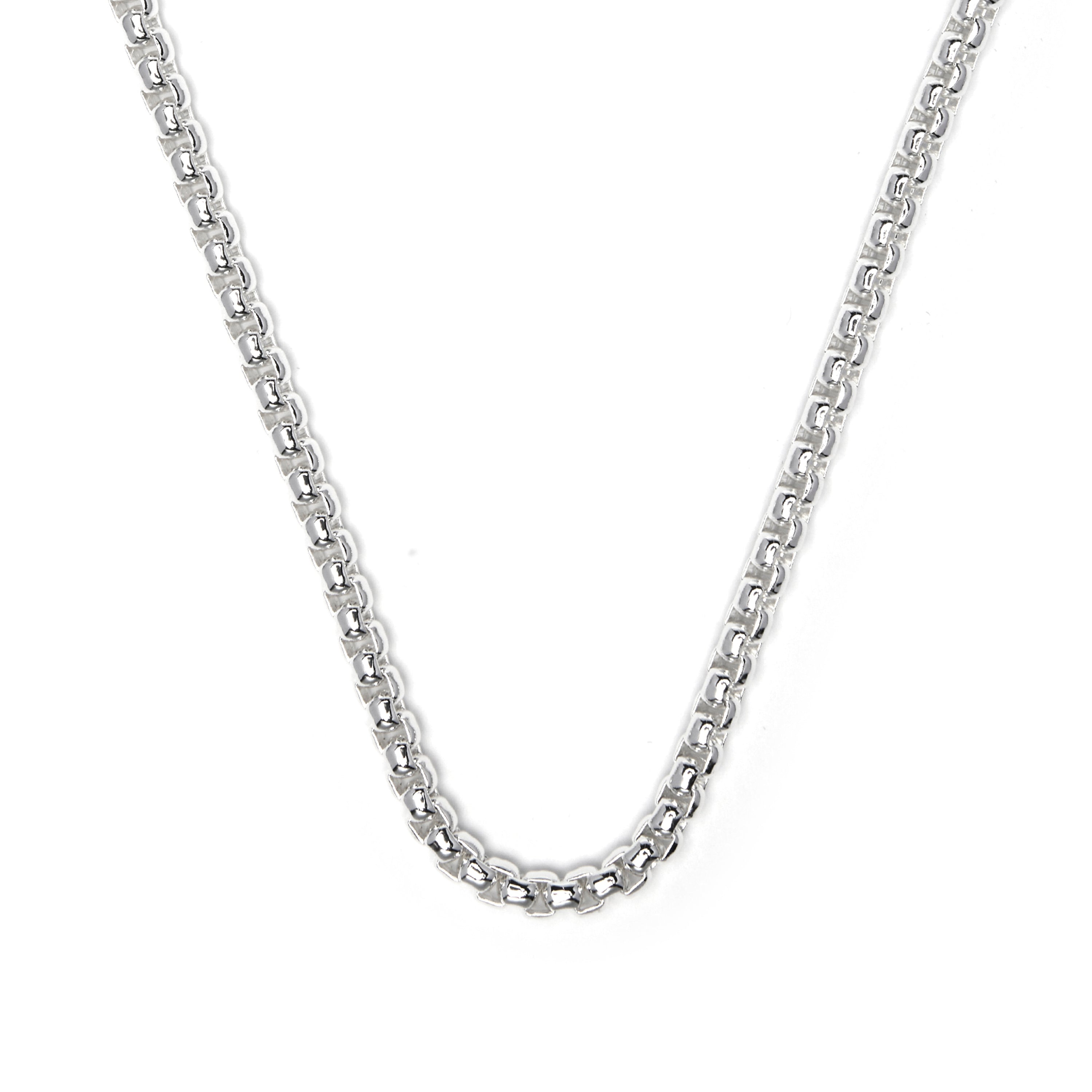 Collar de 42cm acabado en rodio - Zugiro