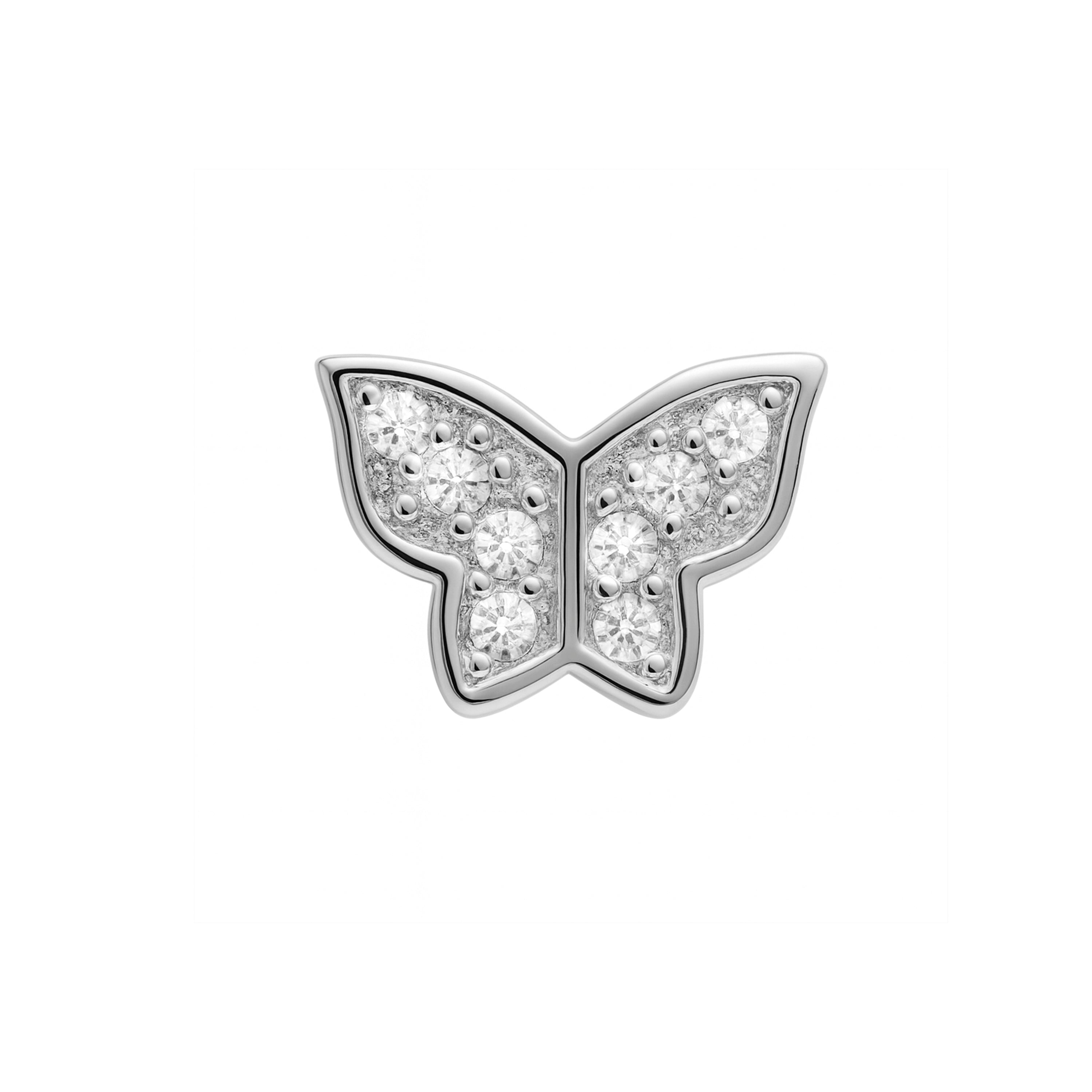 Sterling Silver 925 Shining Zirconia Piercing - Dosa