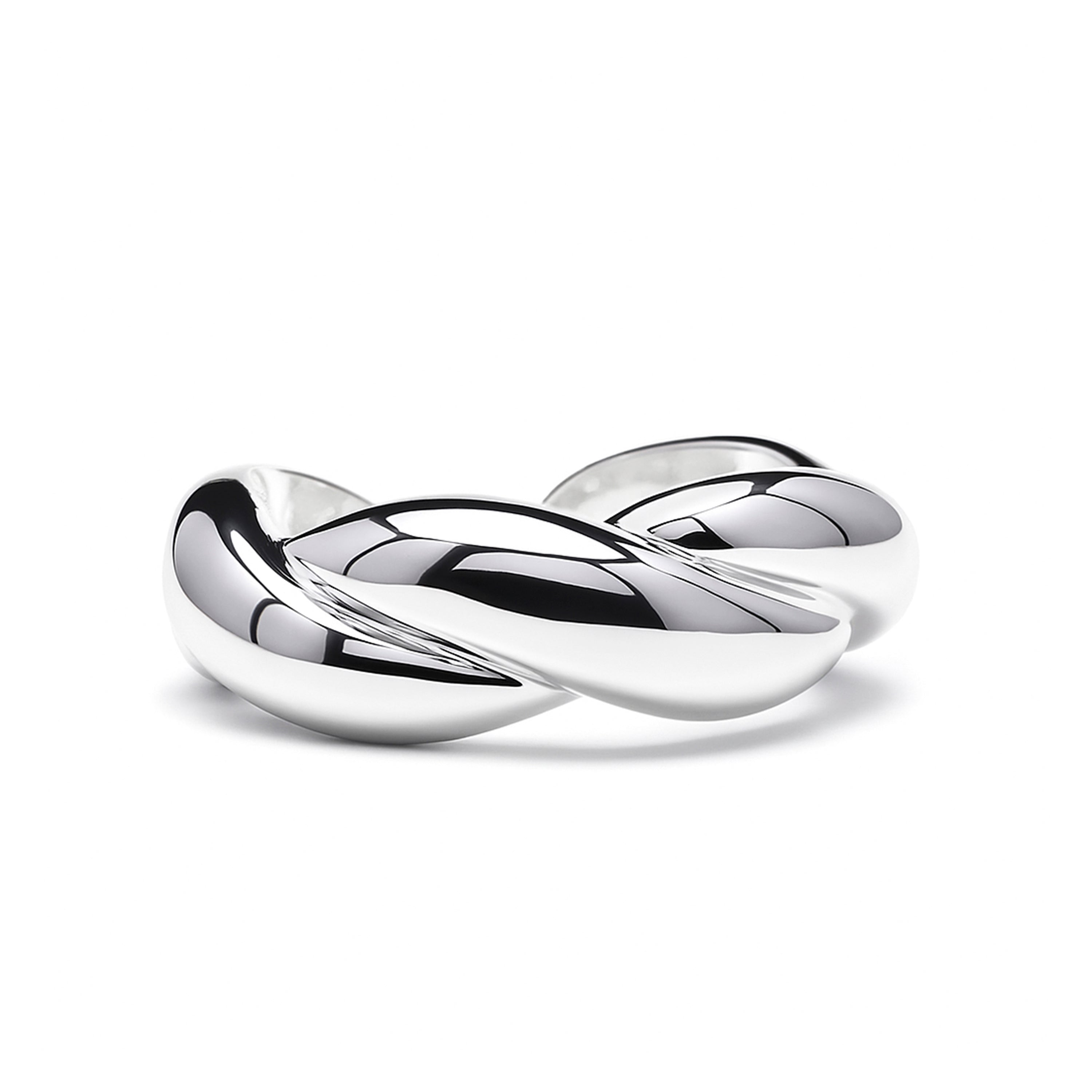 Anillo acabado en rodio - Fayna