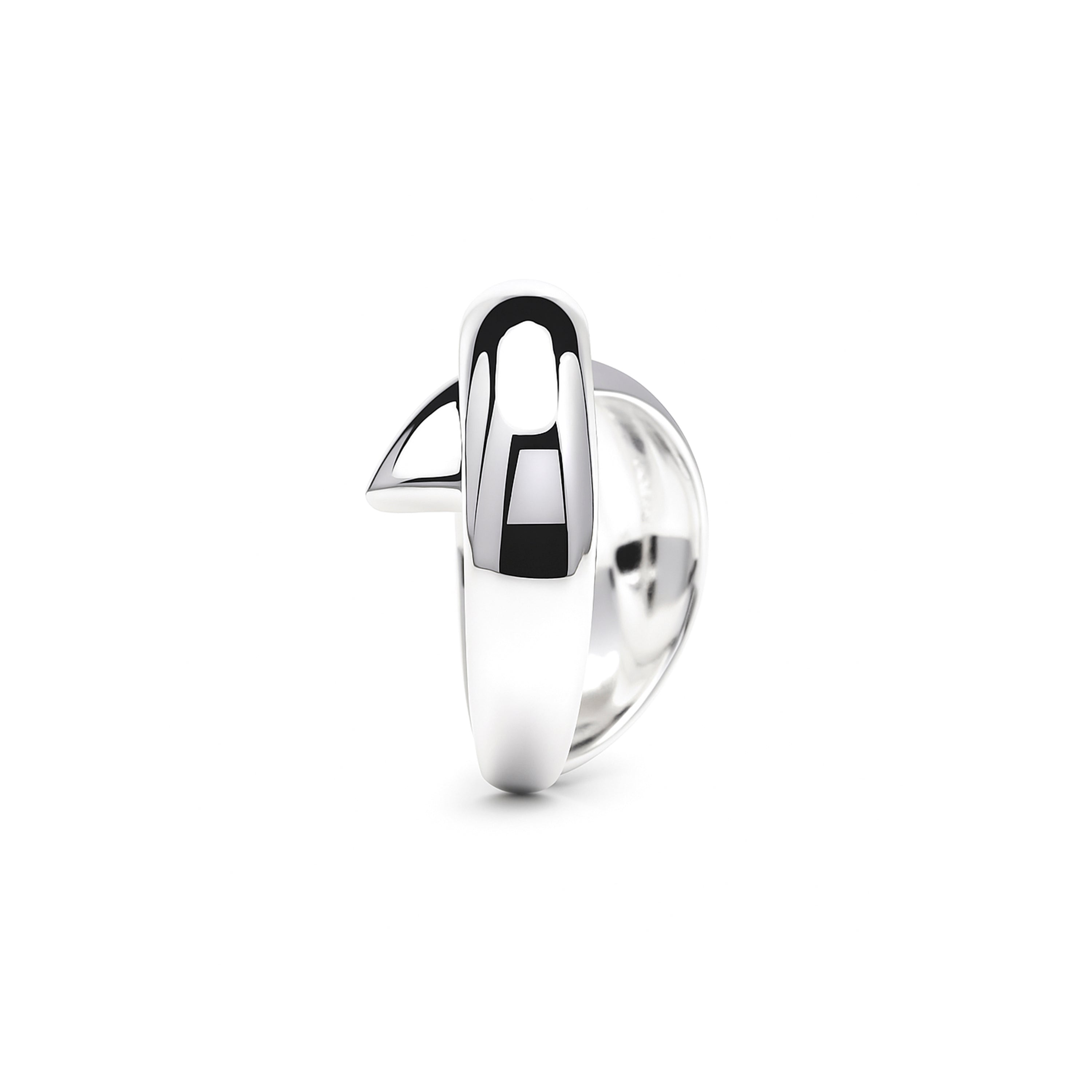 Anillo acabado en rodio - Nacui